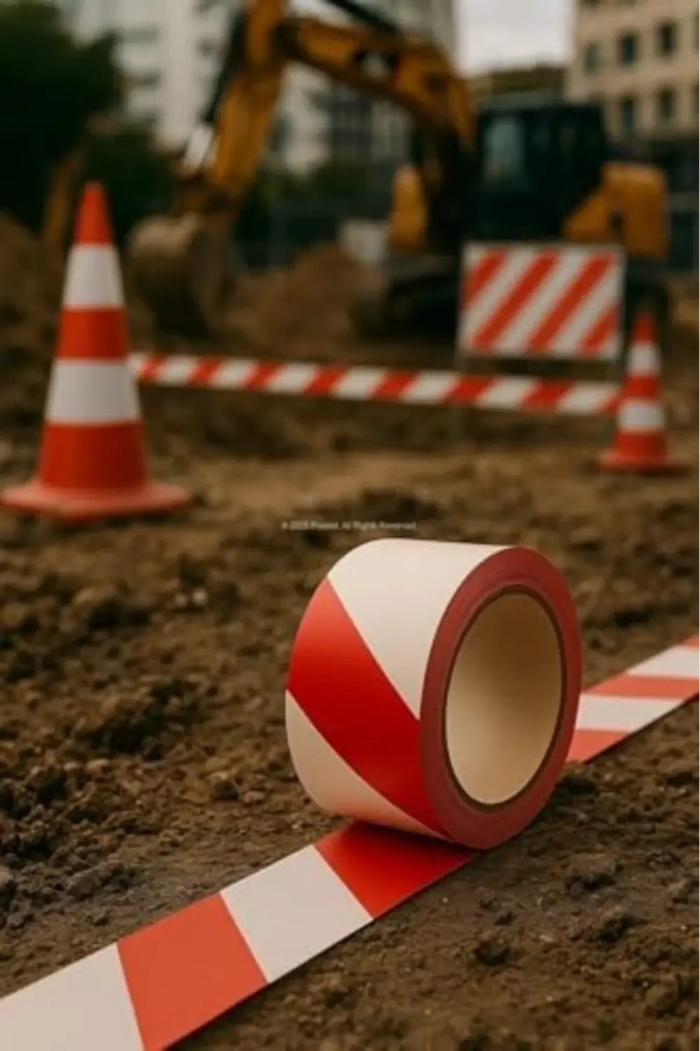 trendyvision İkaz Bandı, Güvenlik Uyarı Bandı, Plastik, Şeritli B