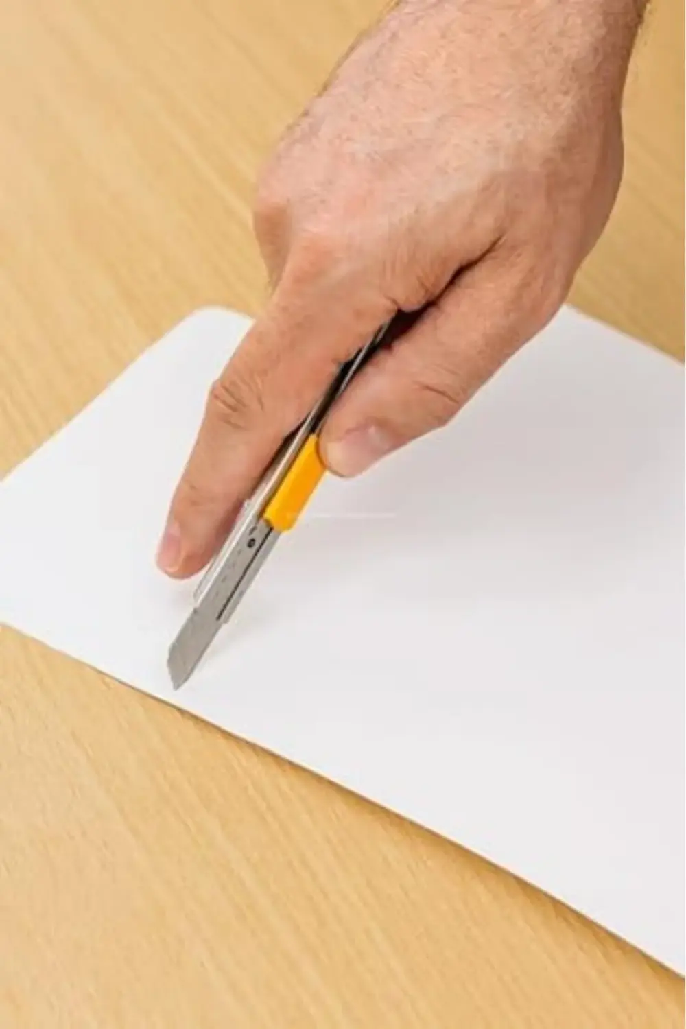 trendyvision İnce Bıçağı, Otomatik Kilitli, Paslanmaz Çelik Gövde