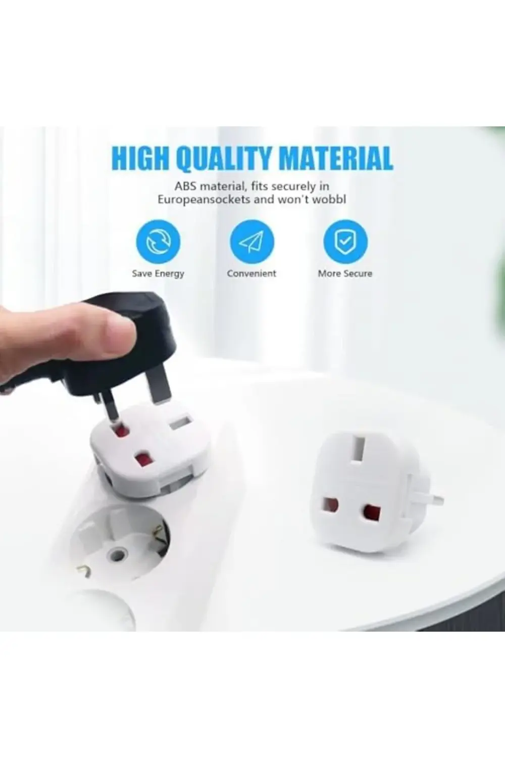 trendyvision İngiltere’den AB’ye Seyahat Adaptörü – UK G Tip 3 Pi