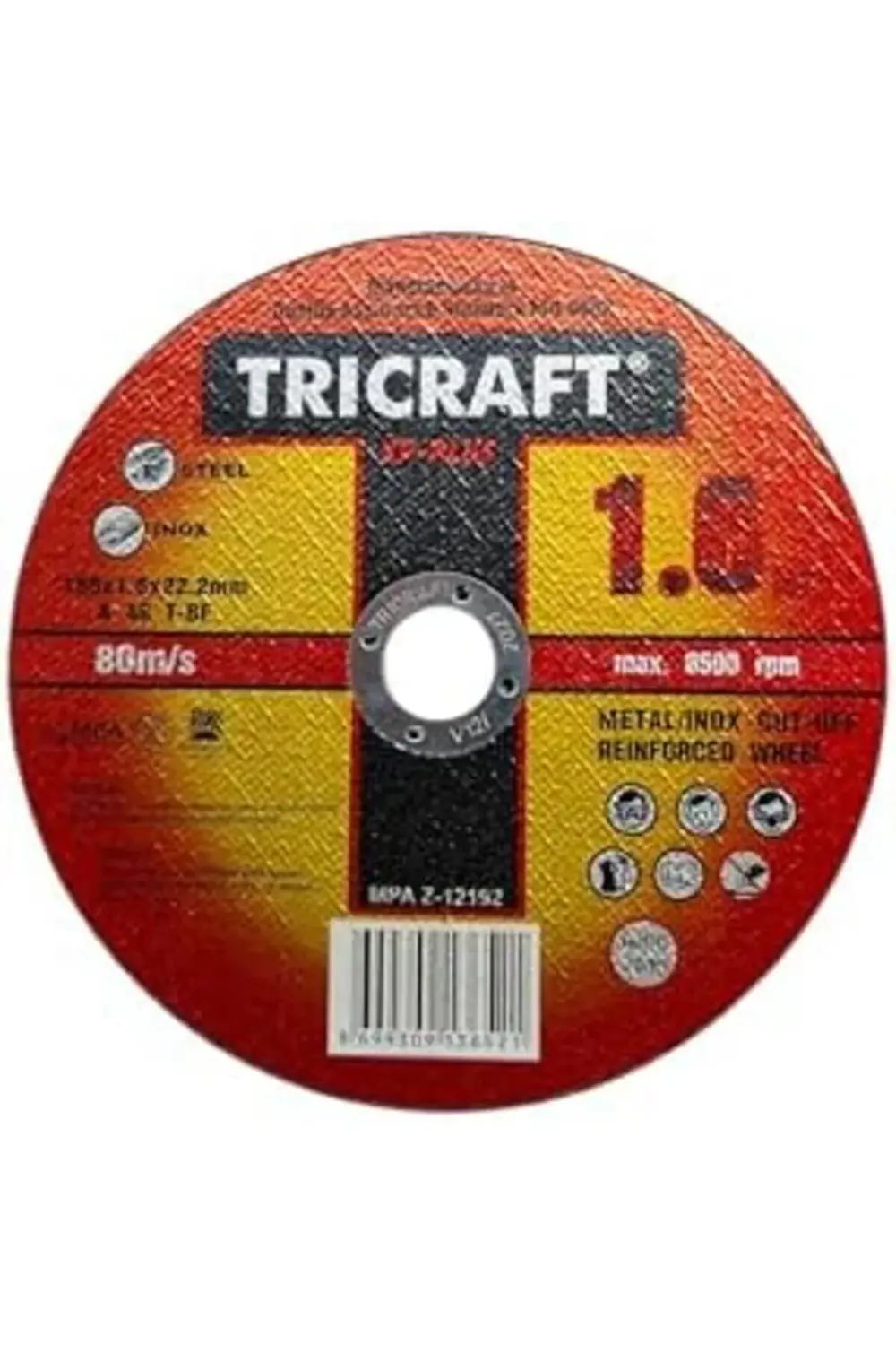 trendyvision İnox Kesici Taş, 180 x 1.6 x 22 mm, 25 Adet buyflick