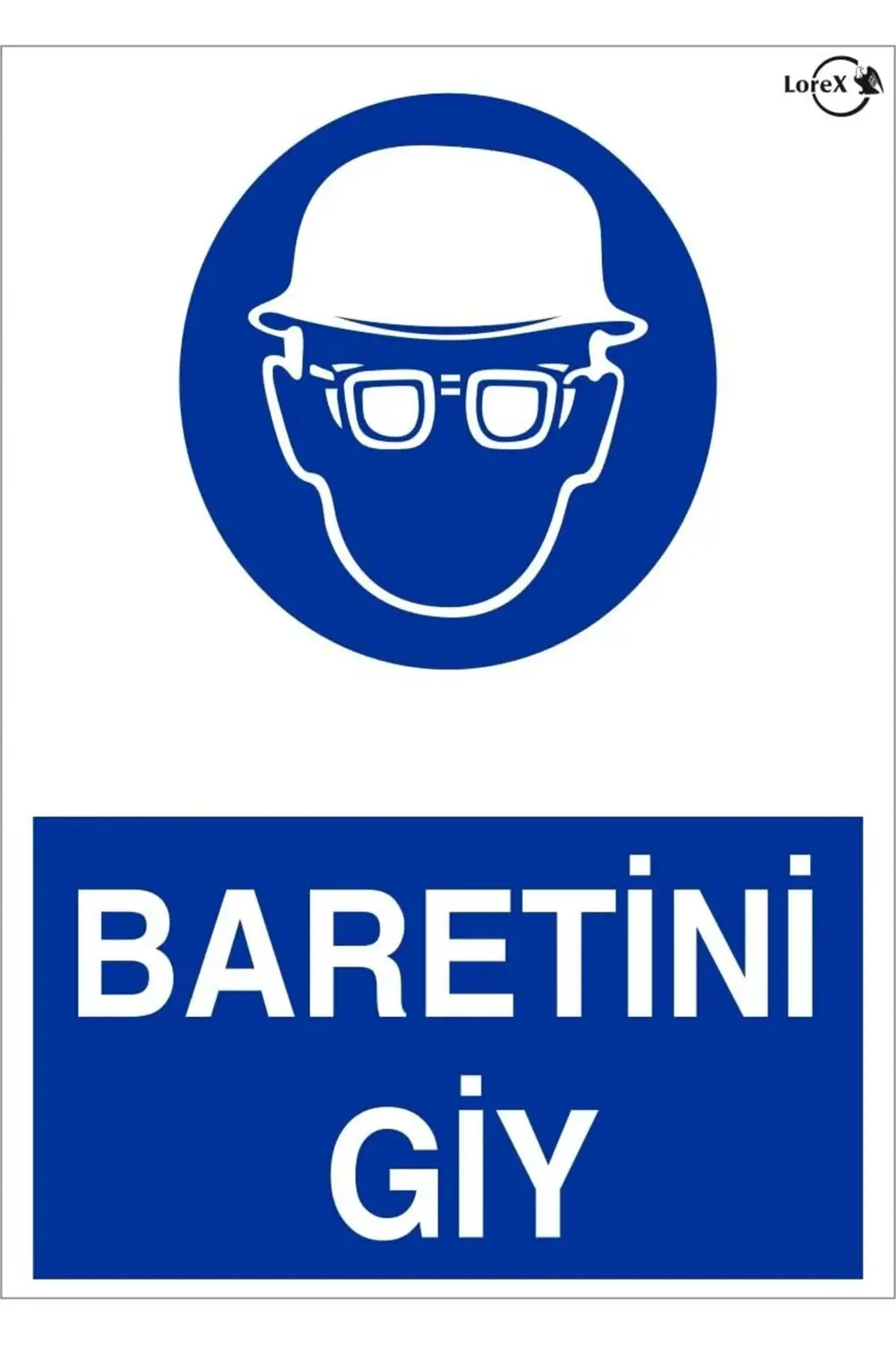 trendyvision IS230 Baretini Giy Uyarı İkaz Levhası buyflicker 395