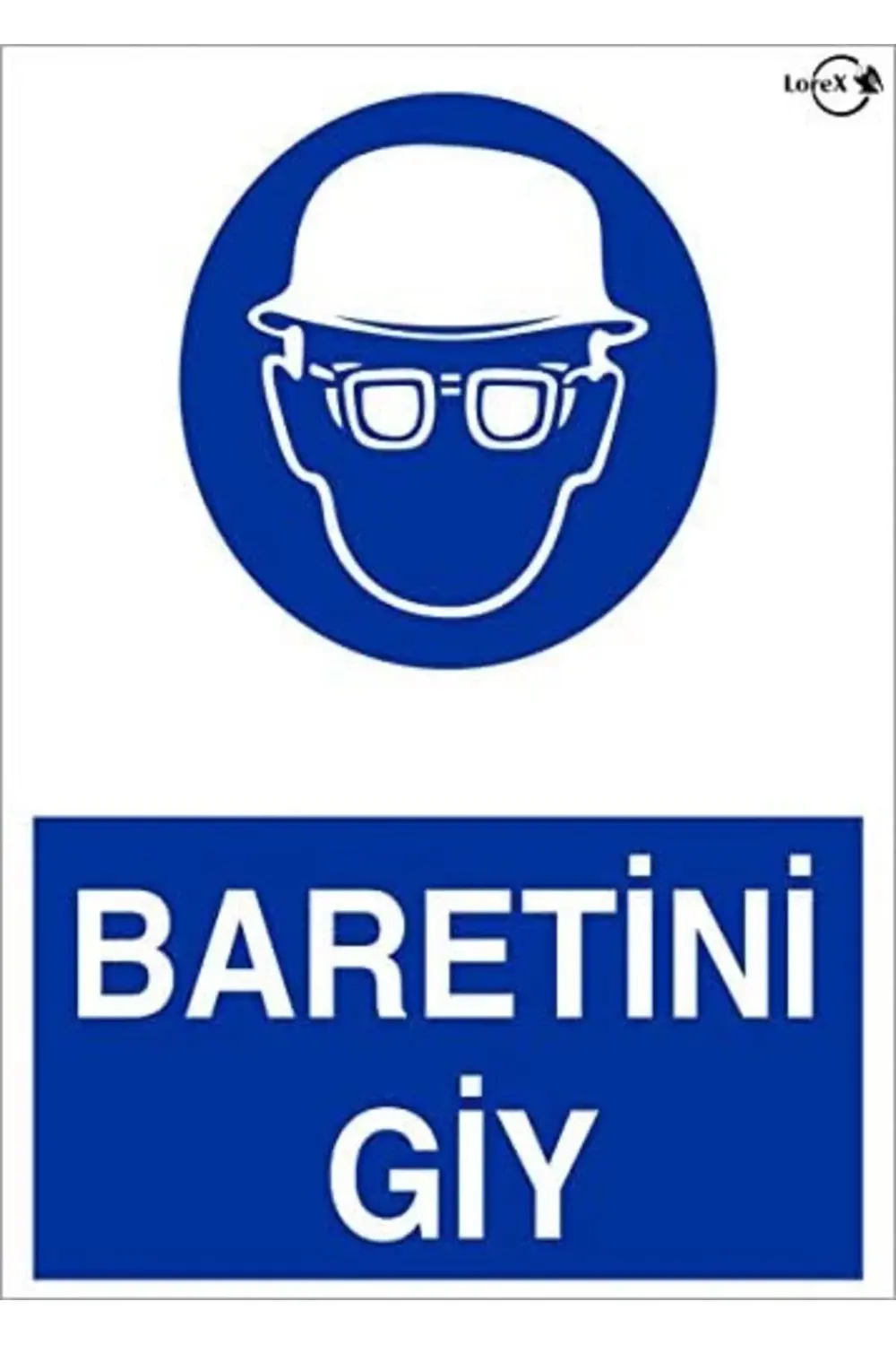 trendyvision IS230 Baretini Giy Uyarı İkaz Levhası buyflicker 395