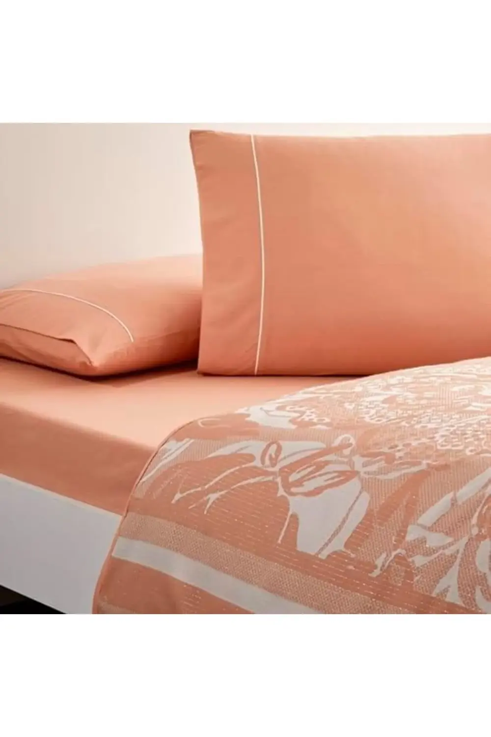 trendyvision Jakar Idore Çift Kişilik Pike Takımı Somon buyflicke