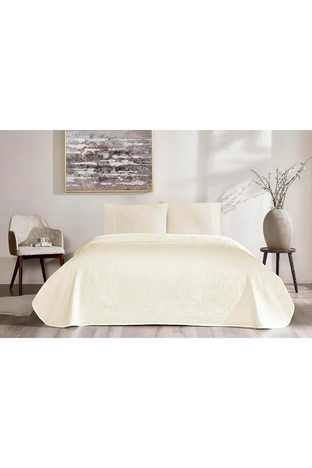 trendyvision Jakar Vıgnes Tek Kişilik Pike Takımı Beyaz buyflicke