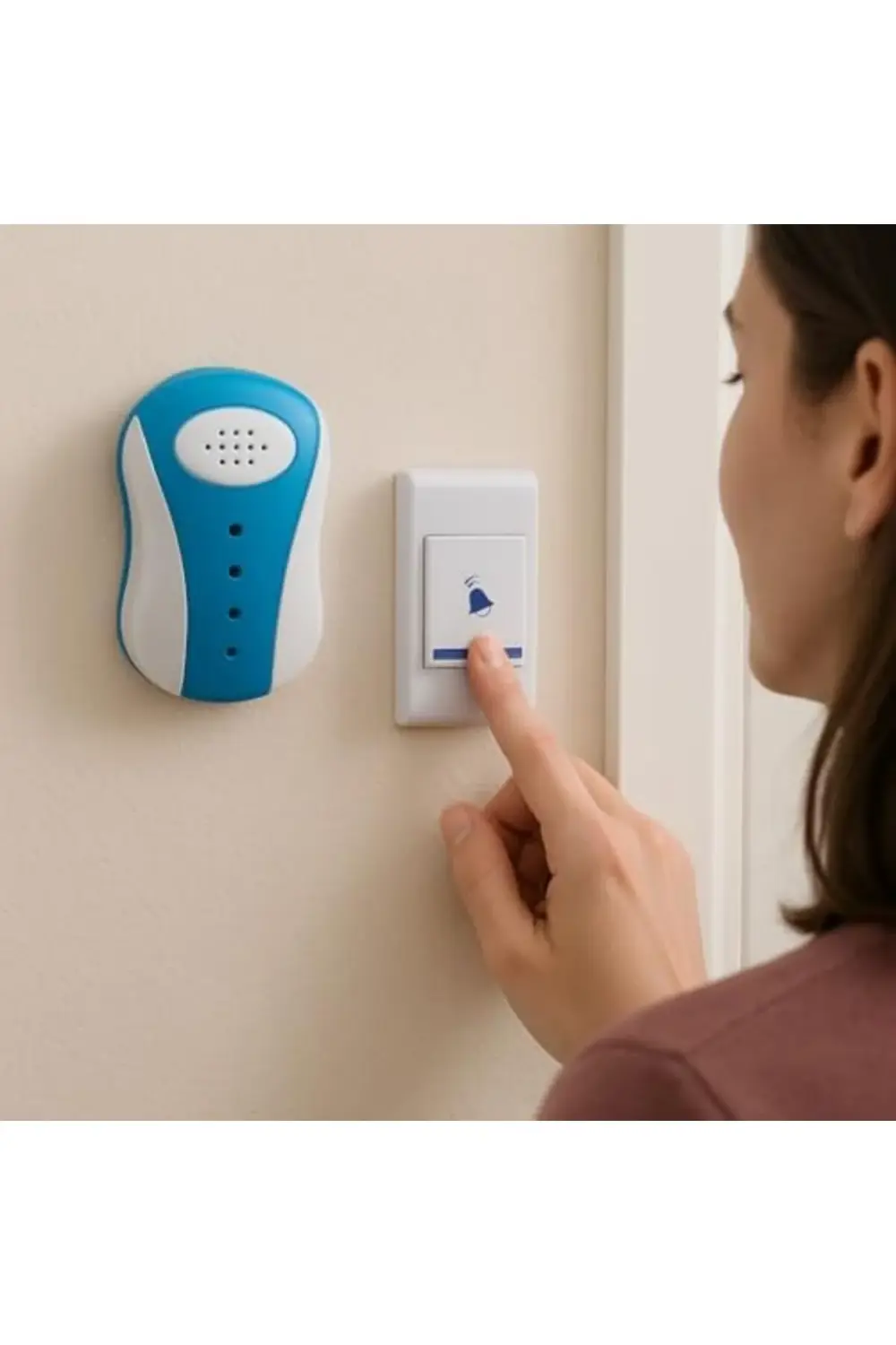 trendyvision Kablosuz Pilli Zil Takımı – Karışık Renk Seçenekleri