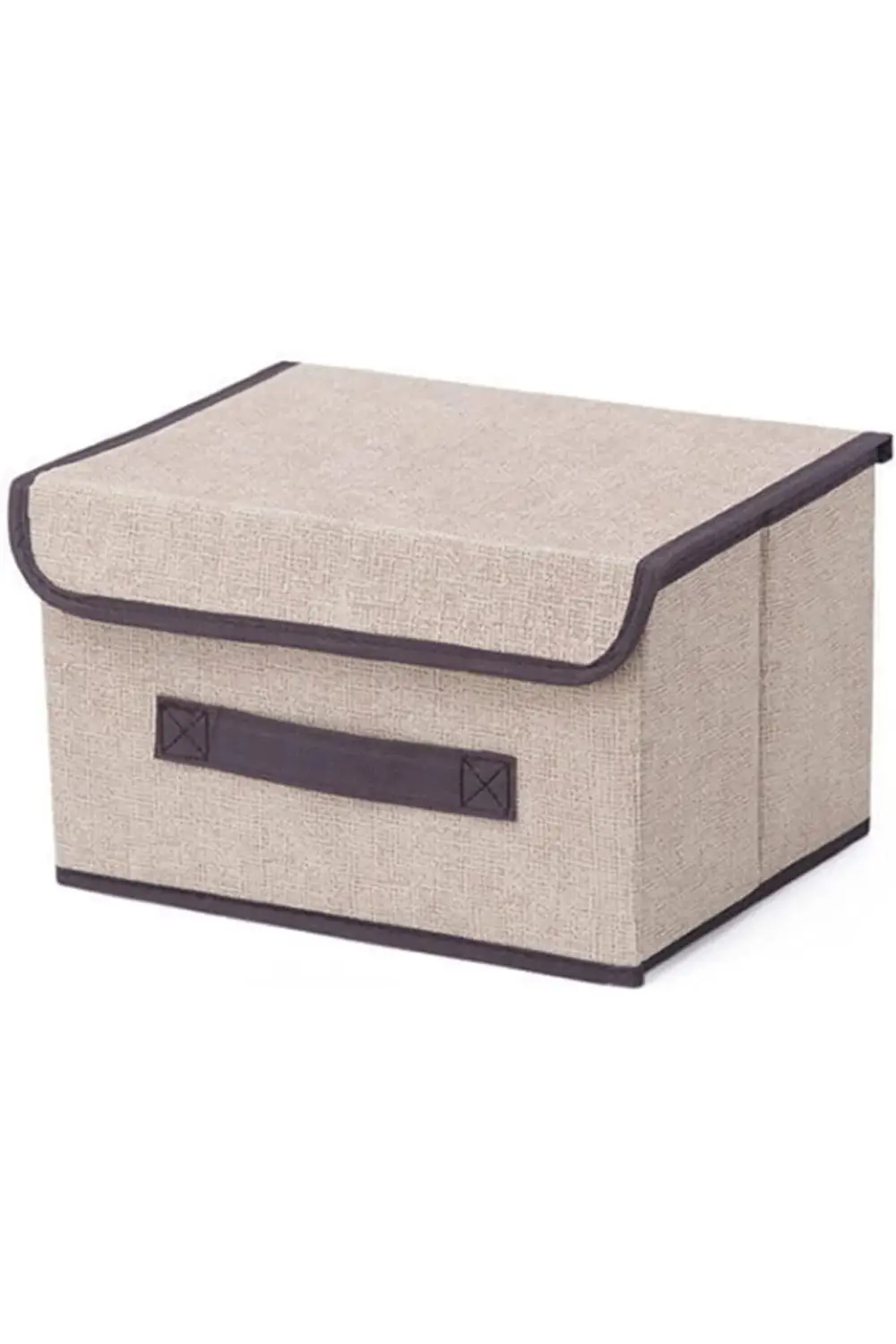 trendyvision Kapaklı Saklama Kutuları, Katlanabilir Kumaş Toz Geç