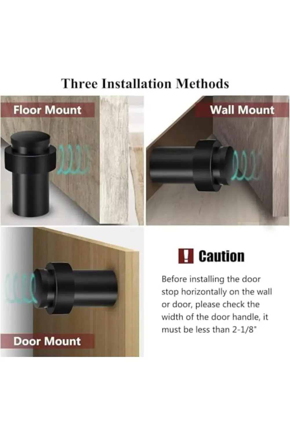 trendyvision Kapı Stoperleri, Paslanmaz Çelik Modern Kapı Durduru