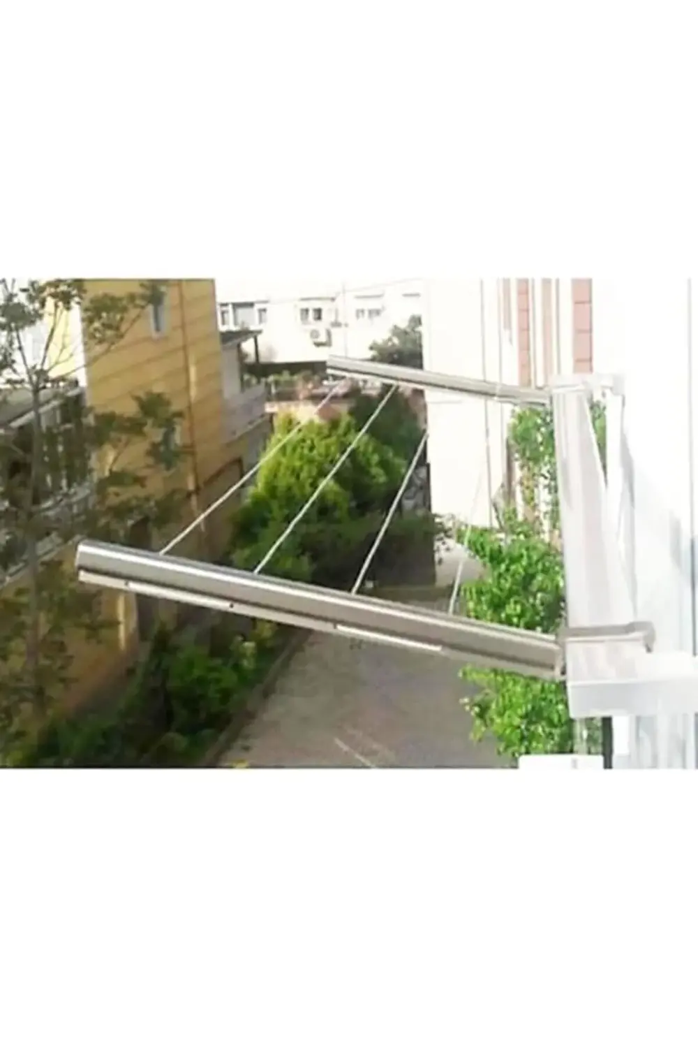 trendyvision Kare Alüminyum Katlanır Çamaşır Kurutmalığı – Duvara