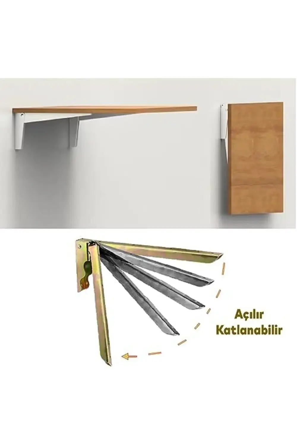 trendyvision Katlanır Raf Altı Ayağı Metal Ayak 18 x 10 cm (2 ADE trendyvision Katlanır Raf Altı Ayağı Metal Ayak 18 x 10 cm (2 ADE