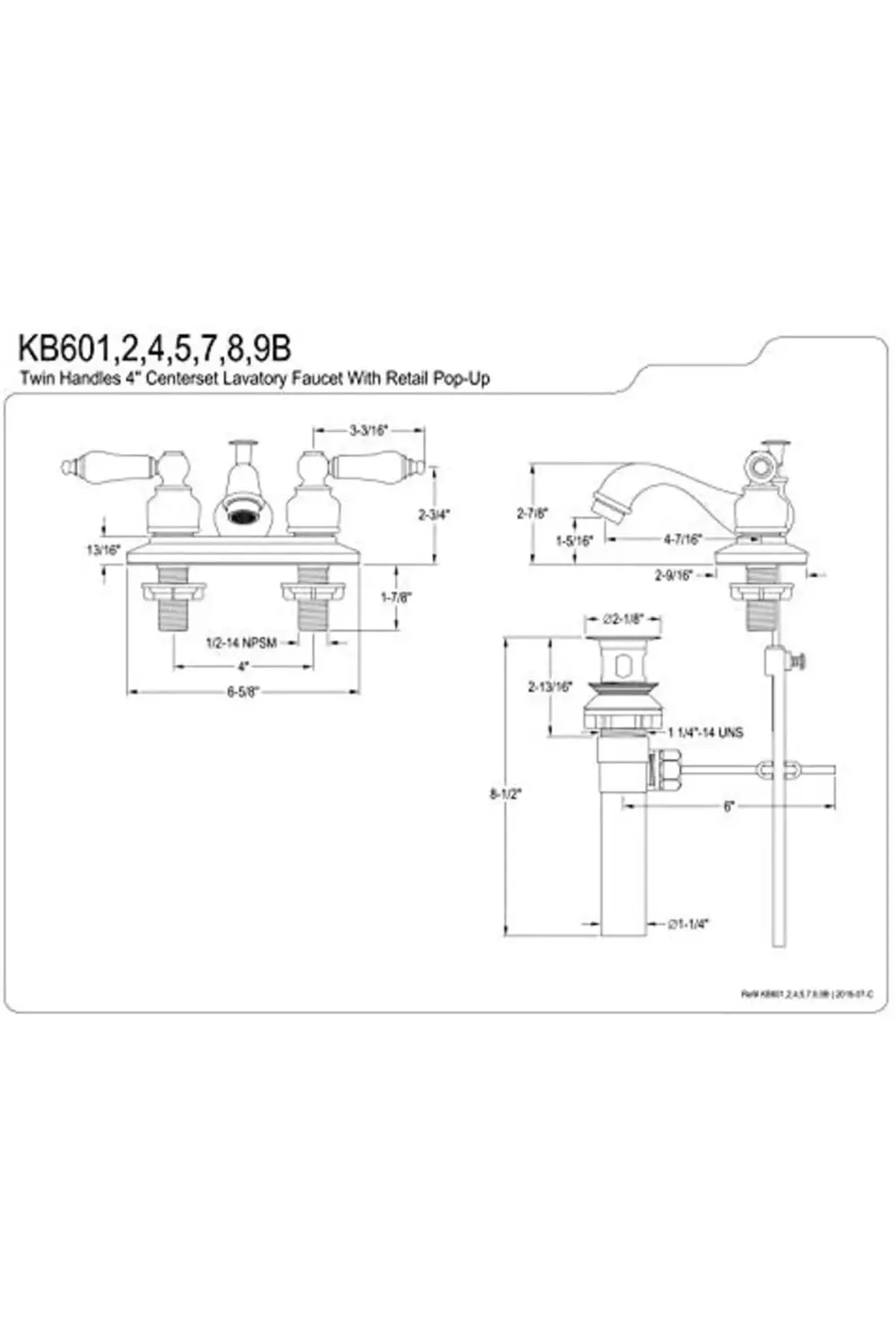 trendyvision KB605B Lavabo Bataryası, 4 ", Yağ Ovuşturdu Bronz bu