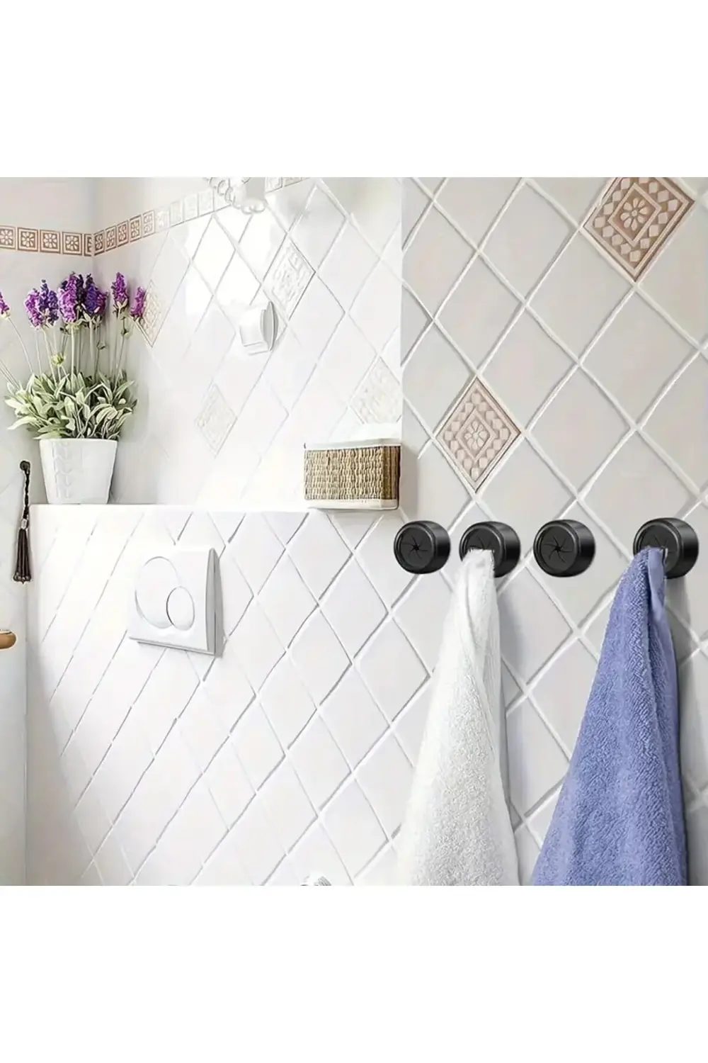 trendyvision Kendinden Yapışkanlı Duvar Havlu Askısı | 2'li Set |