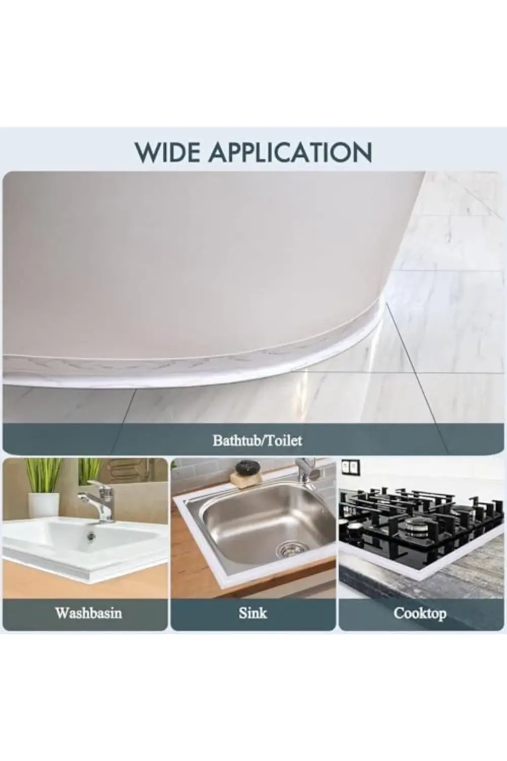 trendyvision Kendinden Yapışkanlı Sızdırmazlık Bandı, 2 Rulo 3,8