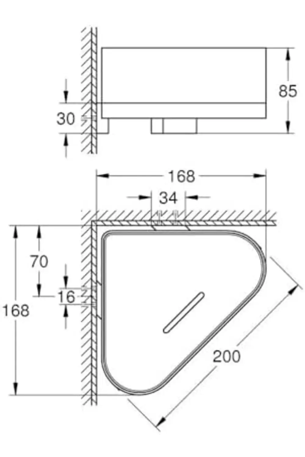 trendyvision Köşe Duş Rafı - 41038000 buyflicker 395519