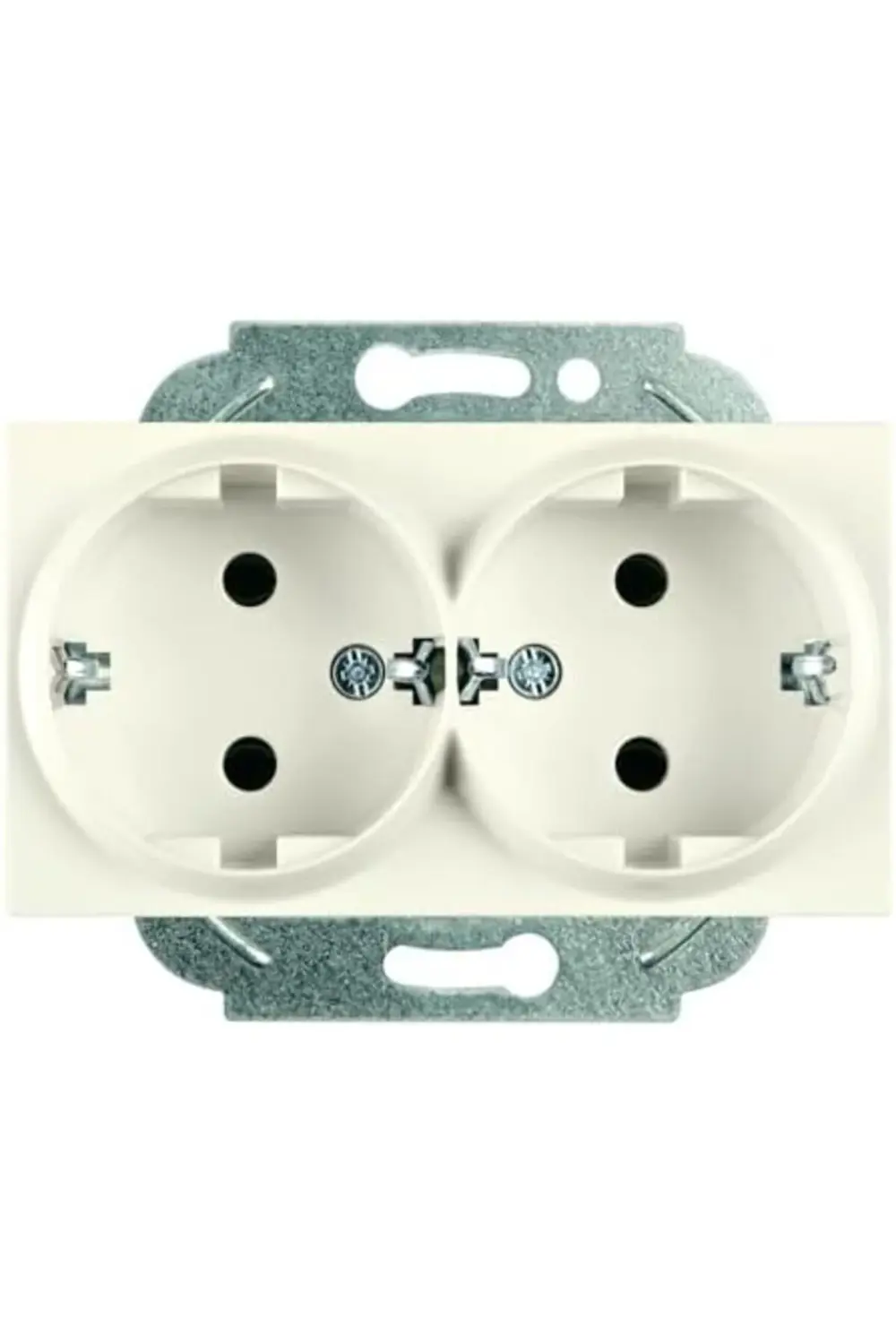 trendyvision Krem İkili Top Priz Mekanizma buyflicker 395519