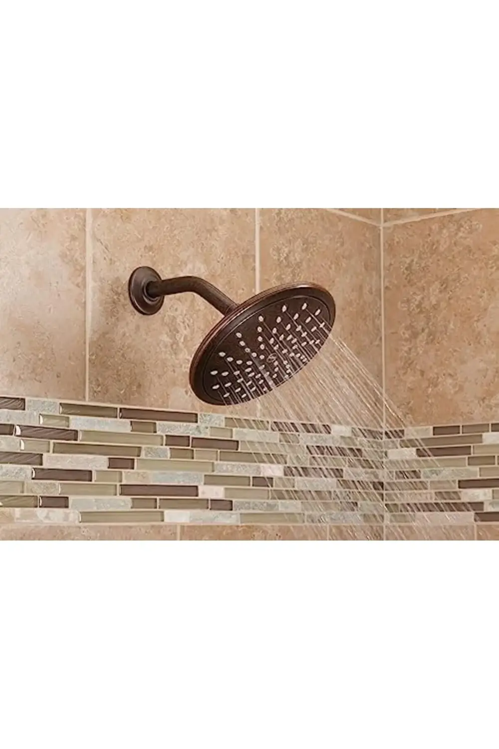 trendyvision Krom 8 İnç Sabit Yağmur Duşu Duş Başlığı, 6345, 2,5