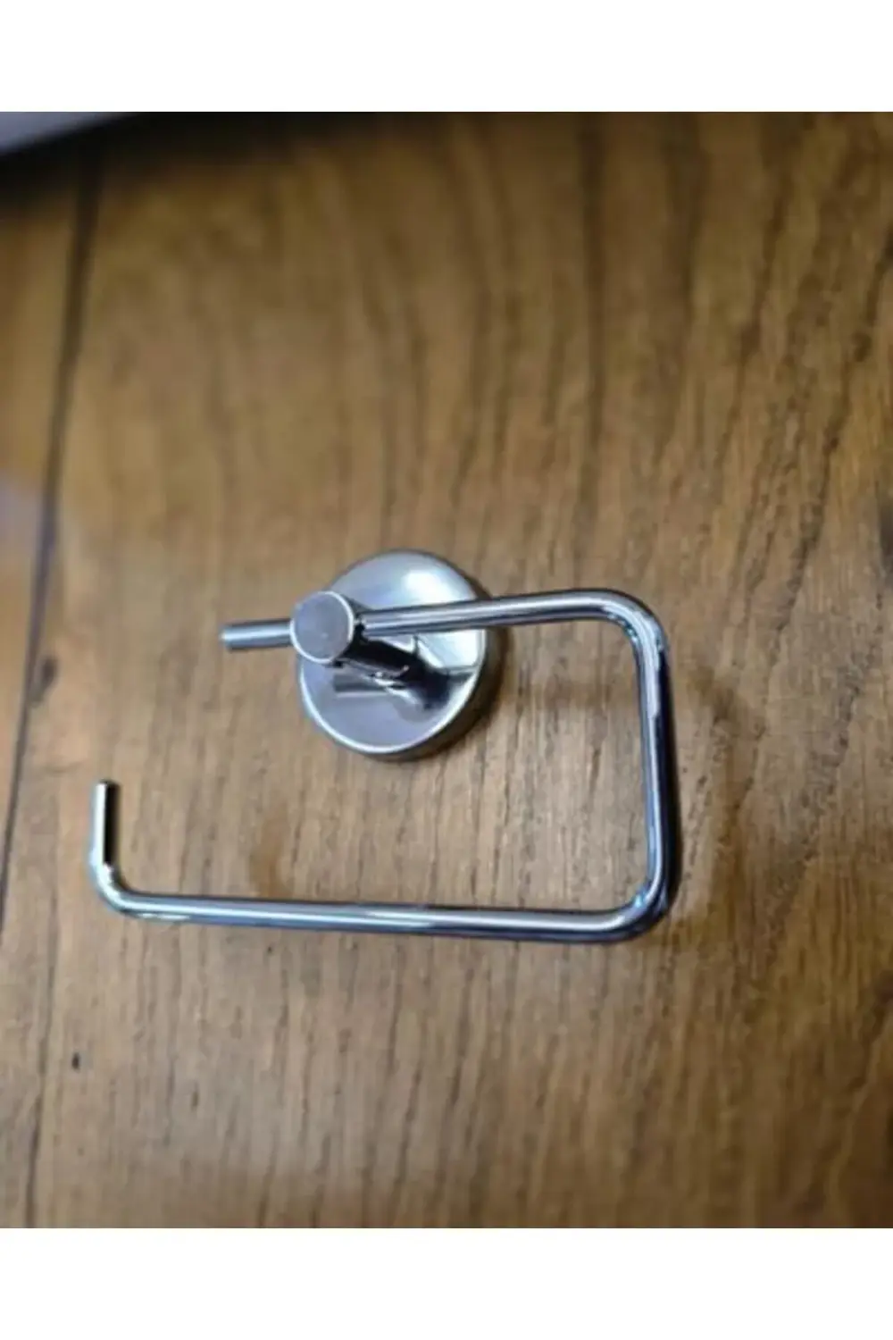 trendyvision Krom Metal Kapaksız Tuvalet Kağıtlığı | Banyo içi Tu