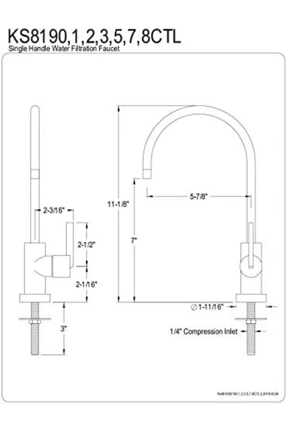 trendyvision KS8198CTL Continental Su Filtrasyon Musluk, Fırçalan