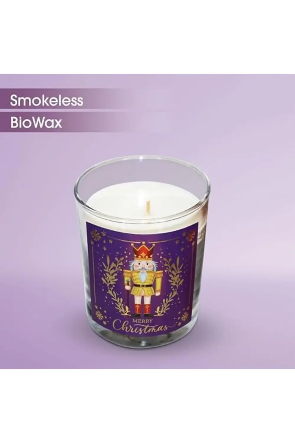 trendyvision – Kurşun Asker (Nutcracker) Tasarımlı Mum, Mor Renk