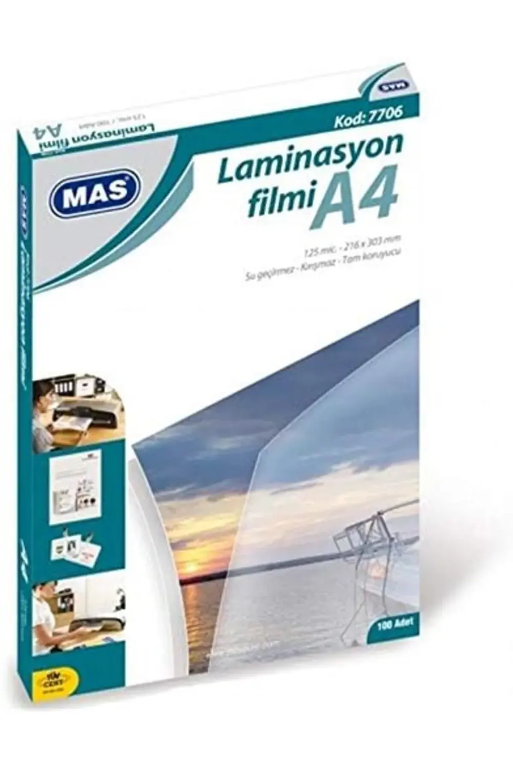 trendyvision Laminasyon Filmi- 125 Mikron A4 100'lü Paket buyflic