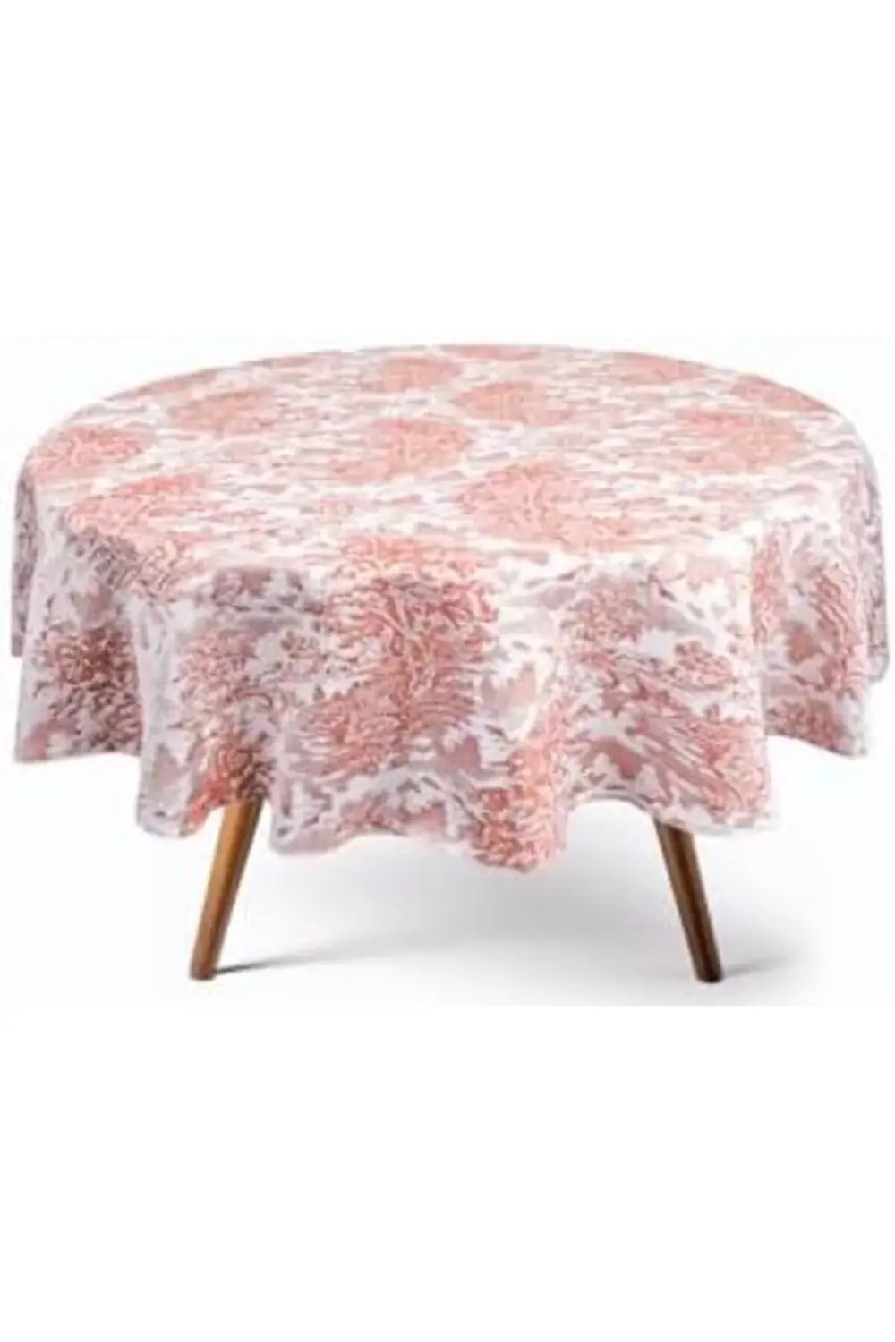 trendyvision & Laurel Dokuma Kumaş Masa Örtüsü Açık Kahverengi Ağ