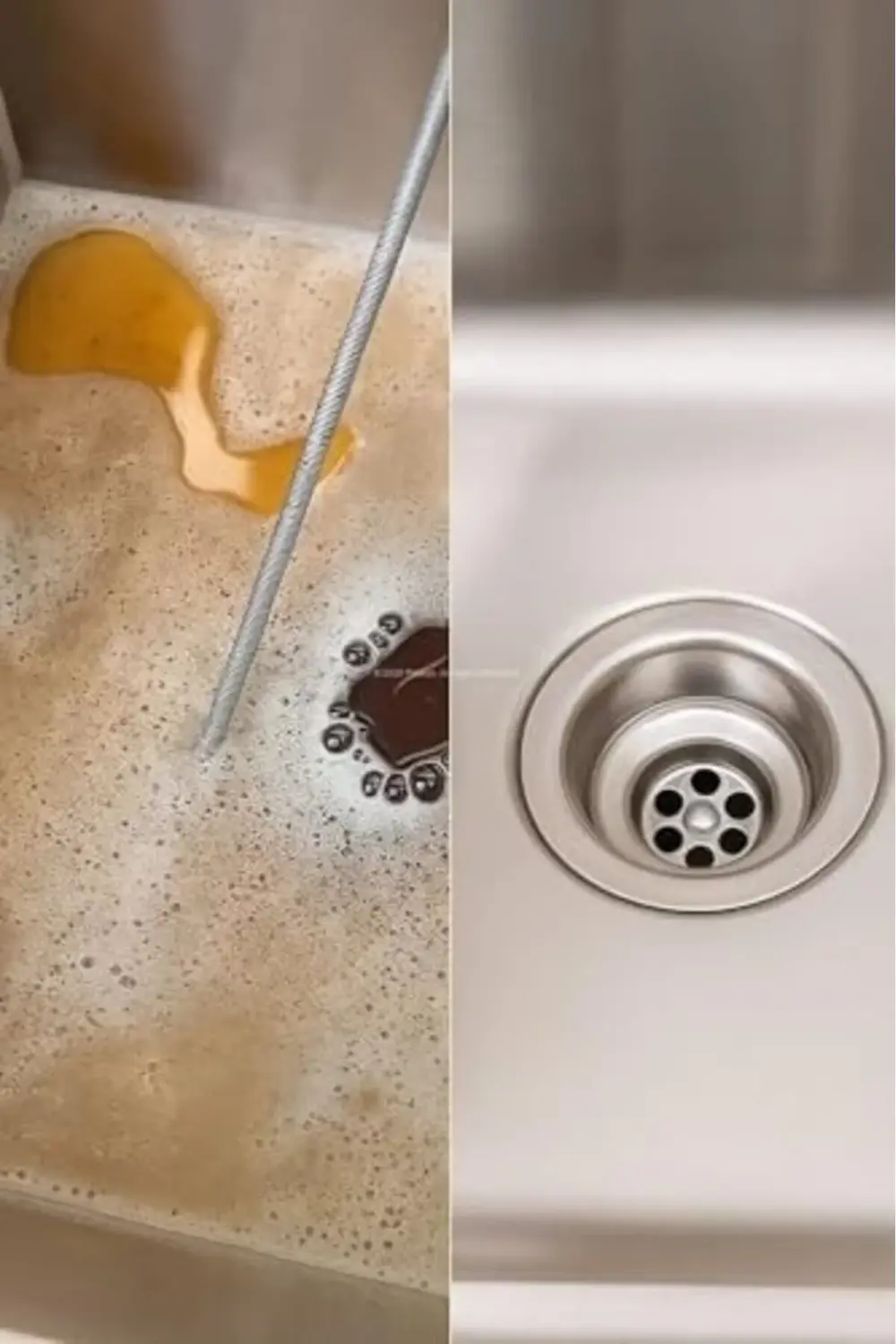 trendyvision Lavabo Açma Teli, 6 mm Kalınlık, Dayanıklı, Metal Te