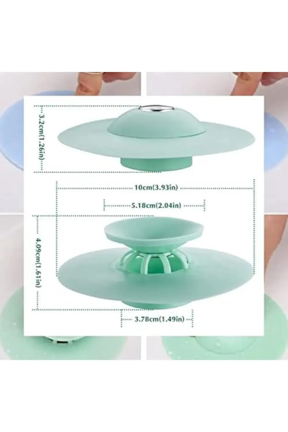 trendyvision Lavabo ve Küvet Tıkacı (Mavi) buyflicker 395519