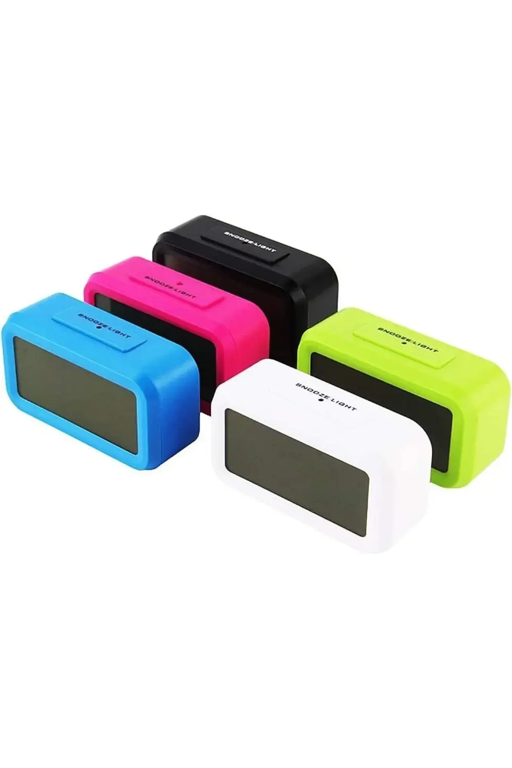 trendyvision LCD Dijital Alarmlı, Gece Görüşlü Masa Saati, Termom