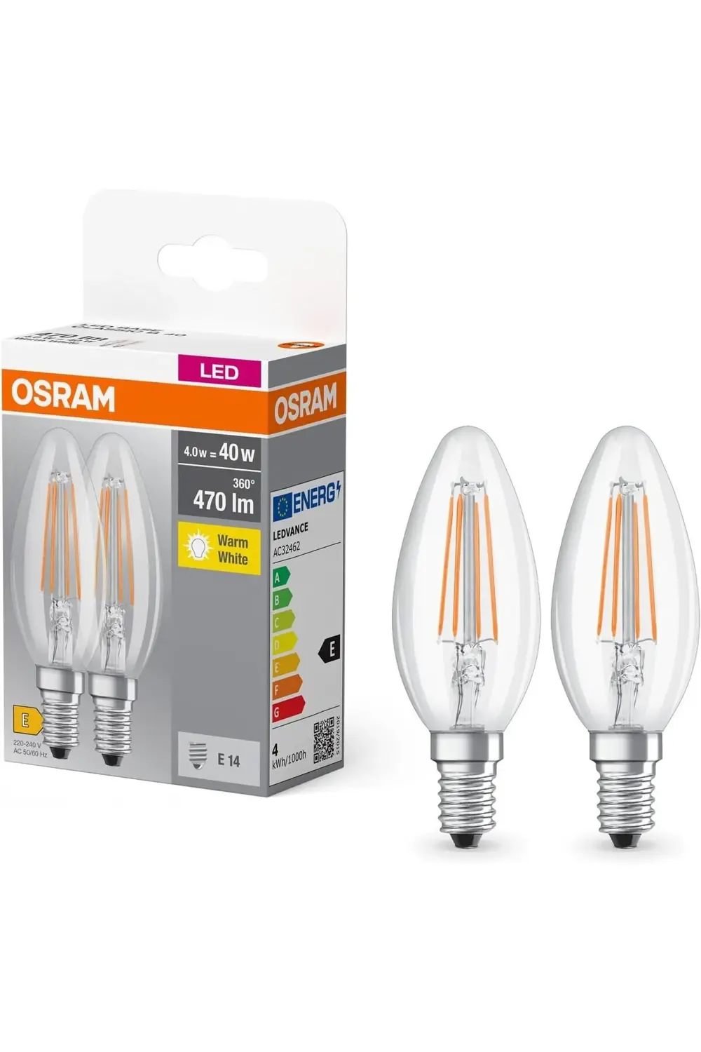 trendyvision LED FLAMENT 4W SARI IŞIK E27 2'Lİ PAKET buyflicker 3