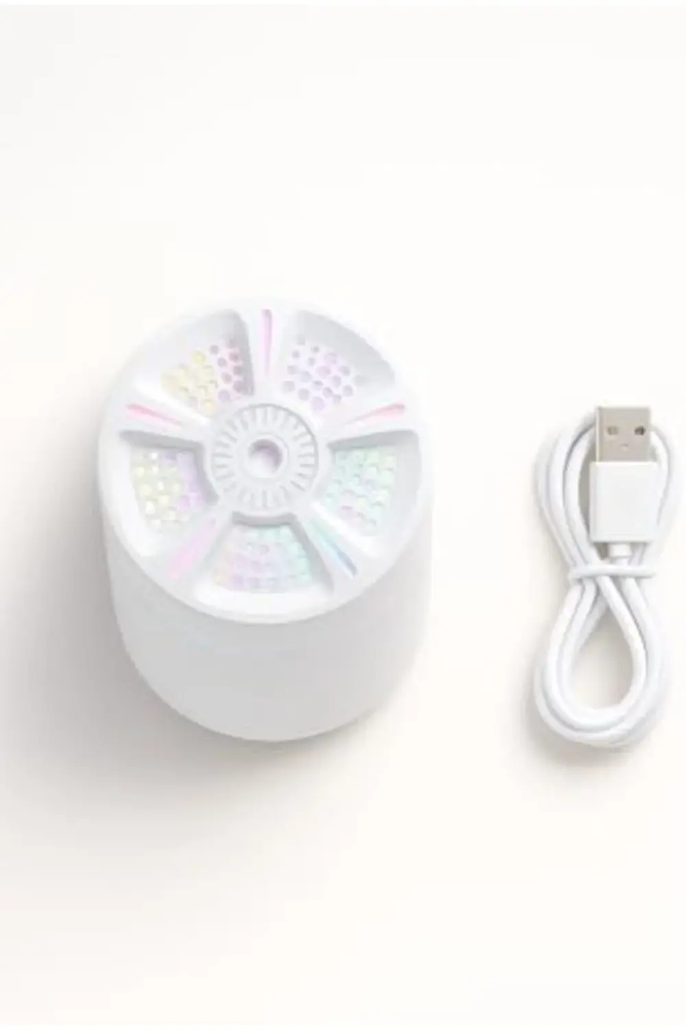 trendyvision LED Işıklı Mini Aroma Difüzör Beyaz USB Hava Nemlend