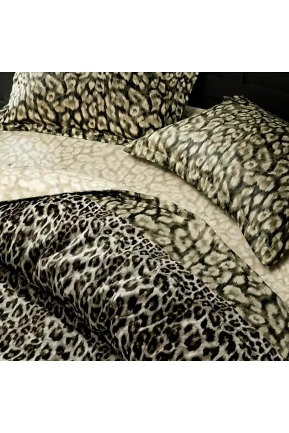 trendyvision Leona Düz Pamuk Nevresim Takımı, Kahverengi, Çift Ki