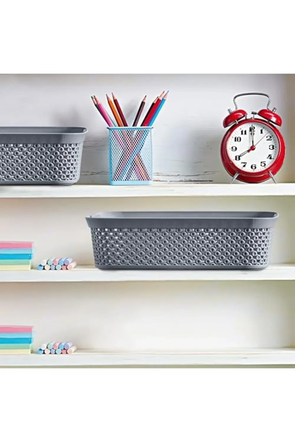 trendyvision Life Serisi 3’lü Sepet Seti – Desenli, Kapaklı ve Ço