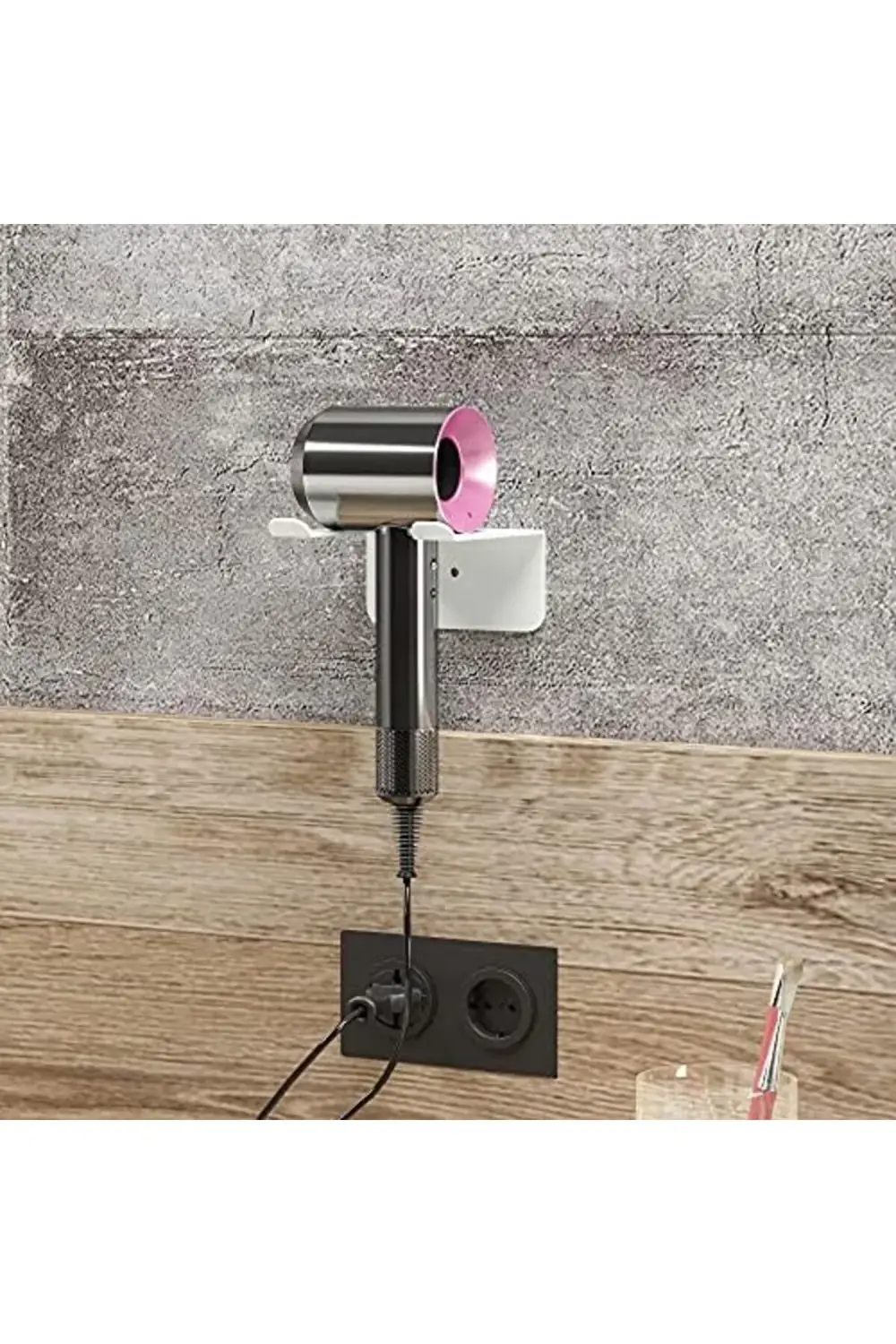 trendyvision LMZ Metal Saç Kurutma Makinesi Tutucu, Saç Kurutma M