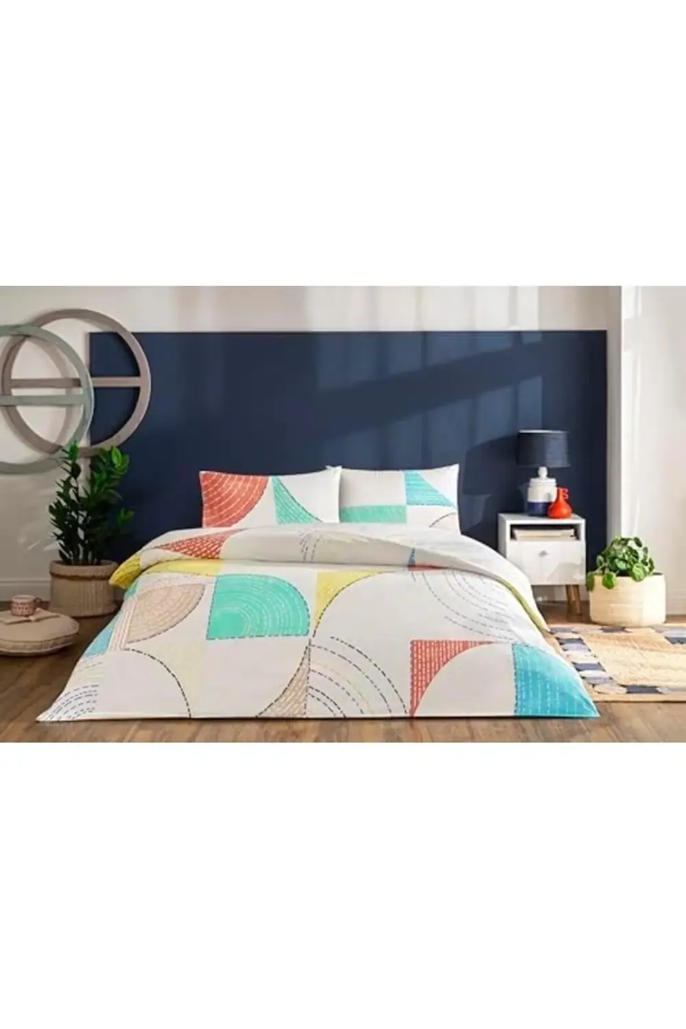 trendyvision Luvina Standart Nevresim Takımı, Turkuaz, Tek Kişili