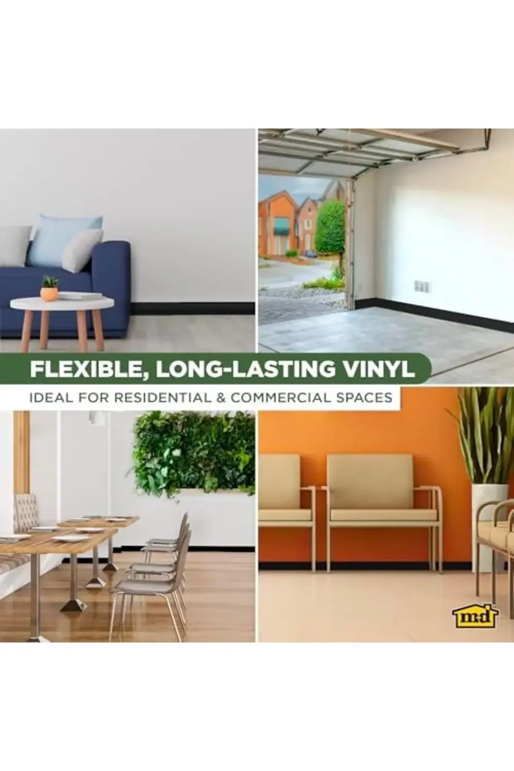 trendyvision M-D Building Products 73896 10 cm x 152 cm Kuru Arka