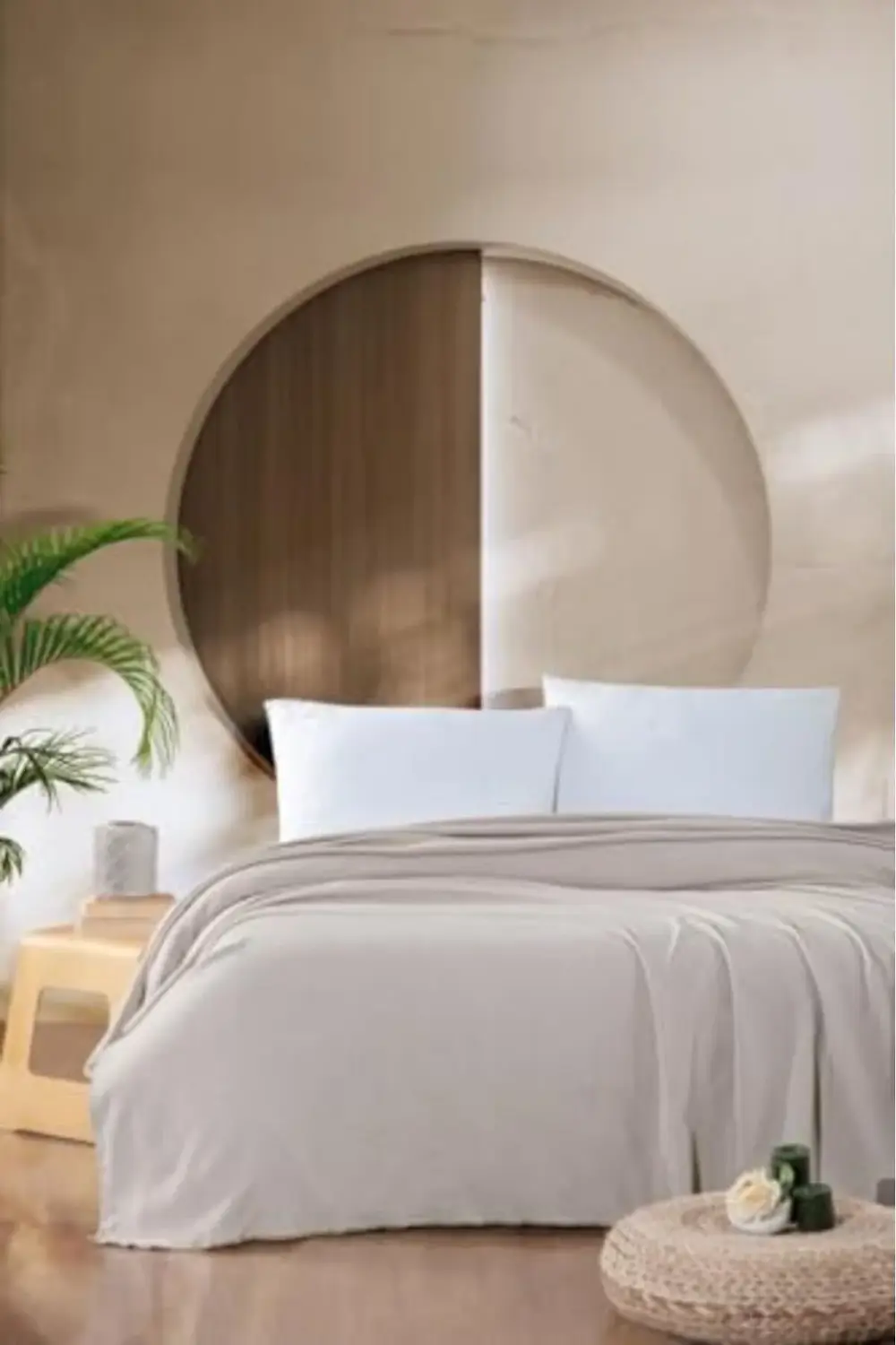 trendyvision Macar Çift Kişilik Pike Pamuklu Yatak Örtüsü 220x230