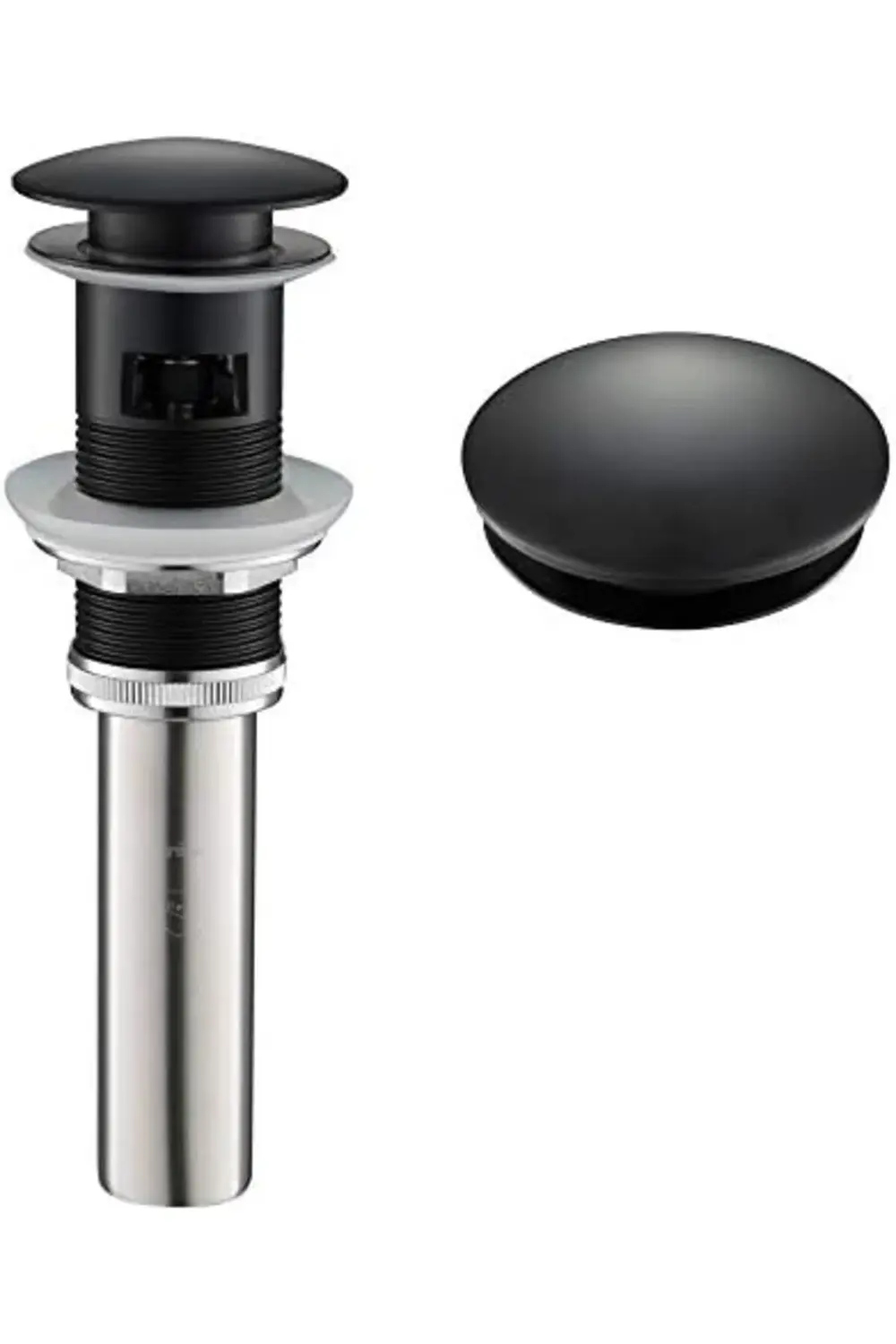 trendyvision Mat Siyah, PU-11MB Taşma ile Açılır Tahliye buyflick