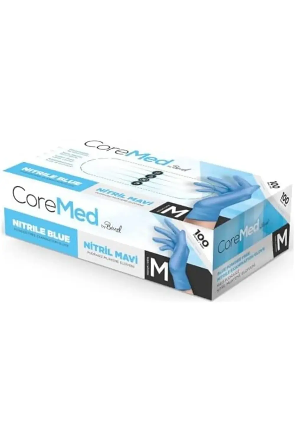 trendyvision Mavi Nitril Eldiven - Tek Kullanımlık, Pudrasız, Çok