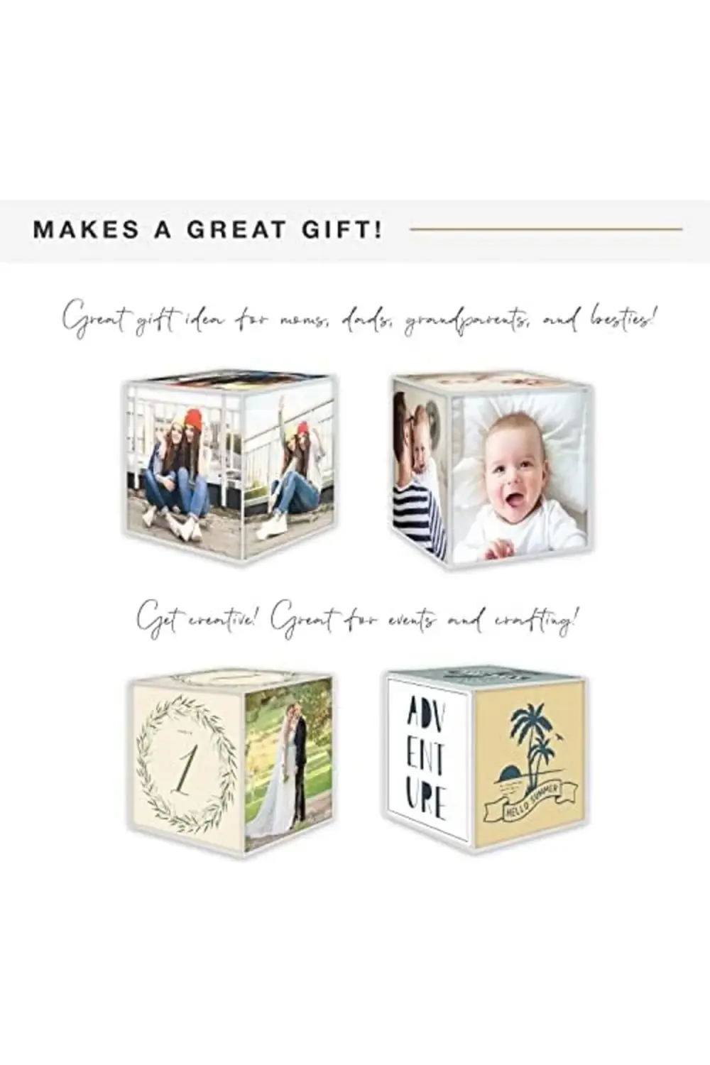 trendyvision MCS Kunststoff 6- Foto Cube, klar, Set 4 buyflicker