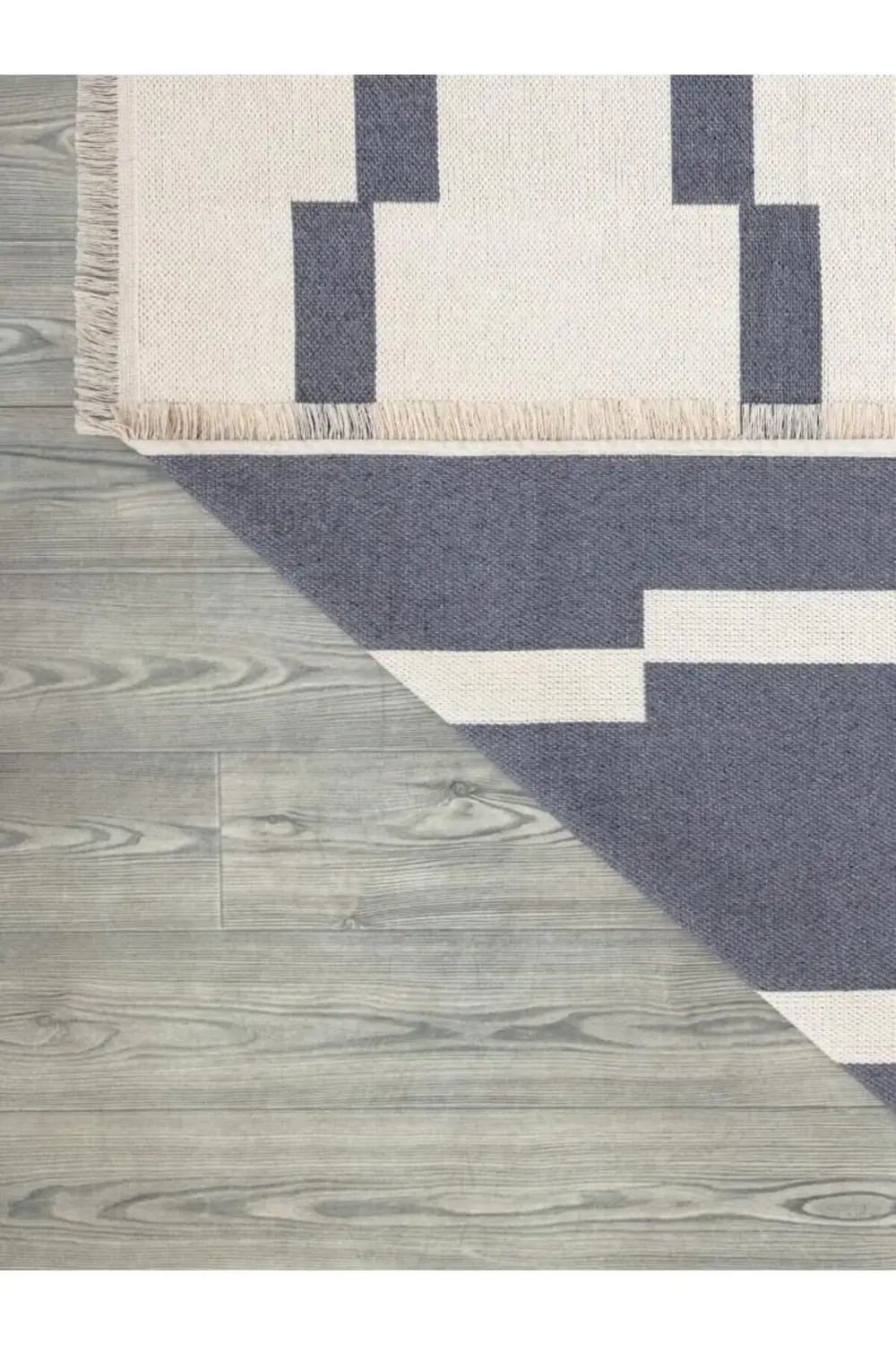 trendyvision MEC HOME Karesse 130 Gri Kilim – Yıkanabilir, Modern