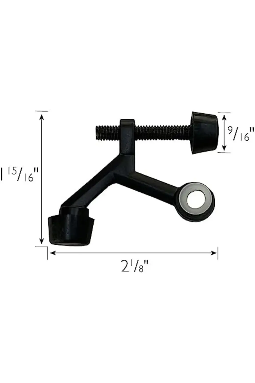 trendyvision Menteşe Pimi Kapı Durdurucu Duvar Koruyucu, Kauçuk U