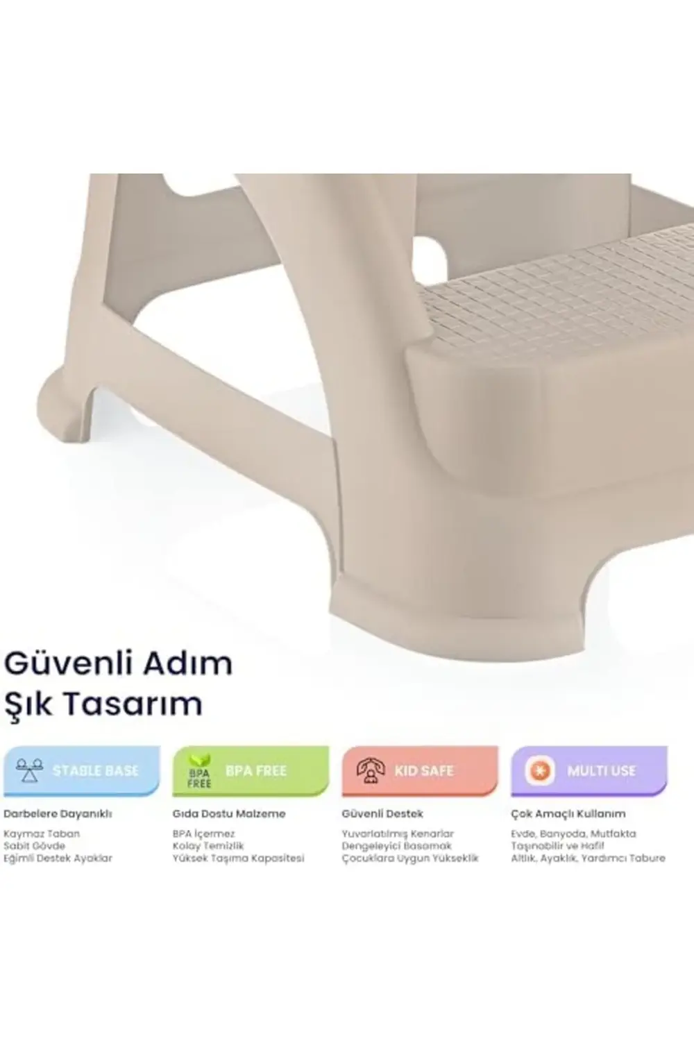 trendyvision Merdivo Çocuk Basamağı – Güvenli Adımlar, Kaymaz Tab