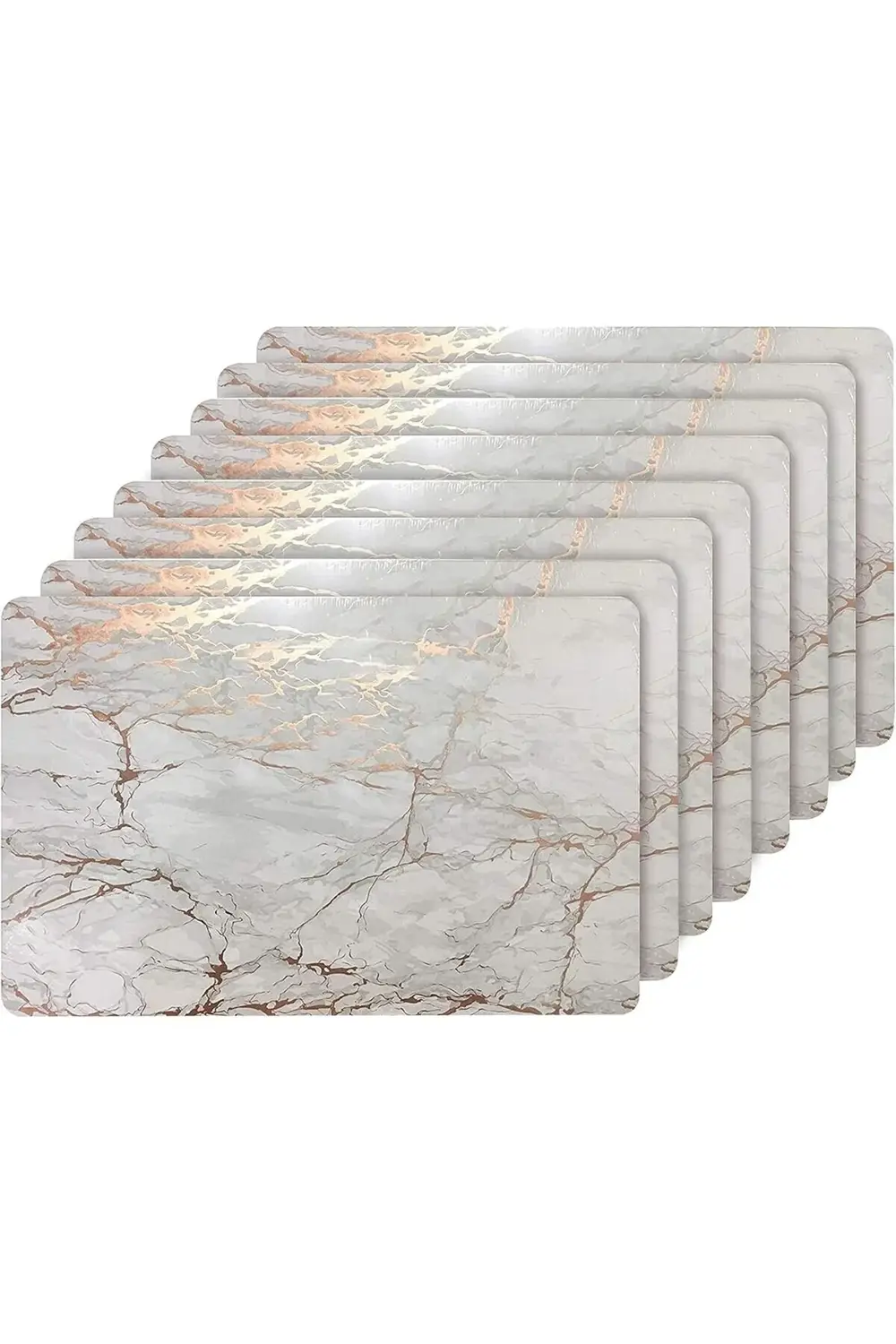 trendyvision Mermer Mantar 30,48 cm x 45,72 cm Dikdörtgen Altın A