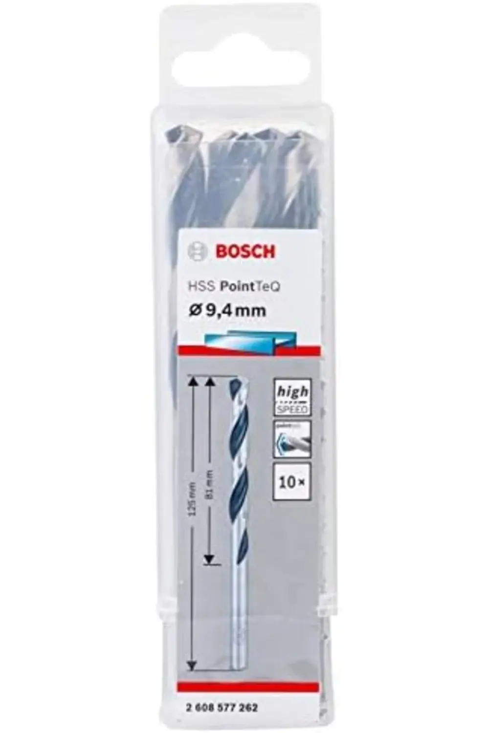 trendyvision METAL MATKAP UÇ HSS-POİN 9,4 MM 10 LU PAKET buyflick