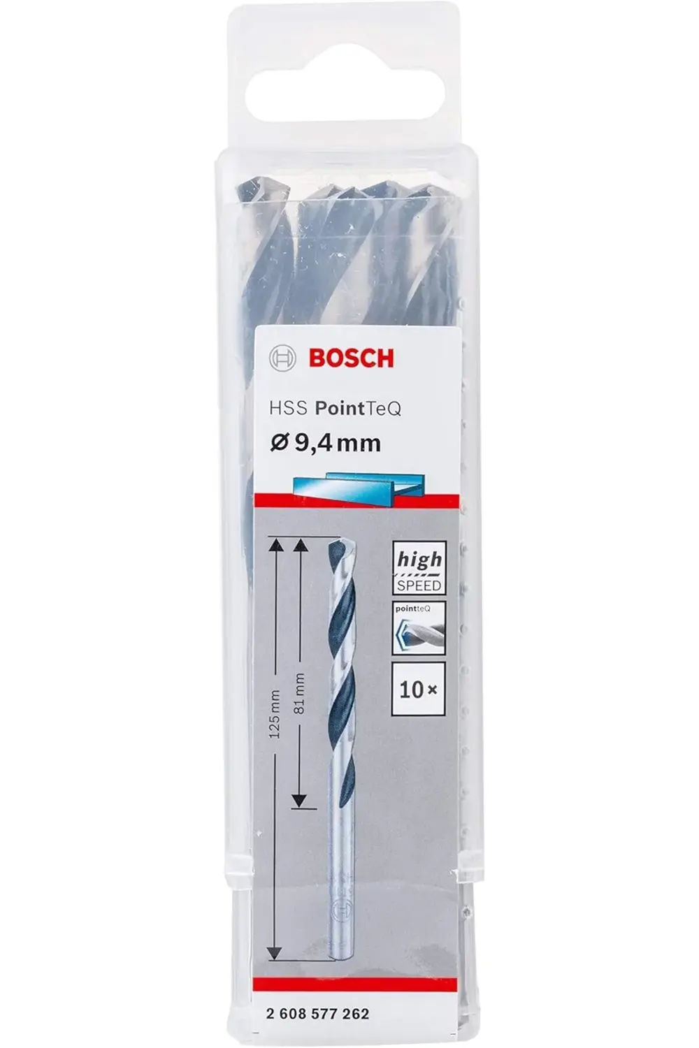 trendyvision METAL MATKAP UÇ HSS-POİN 9,4 MM 10 LU PAKET buyflick