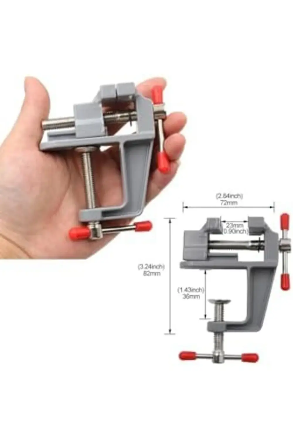 trendyvision Mini Çok Amaçlı Detay Çalışma Mengenesi Masa Montajl