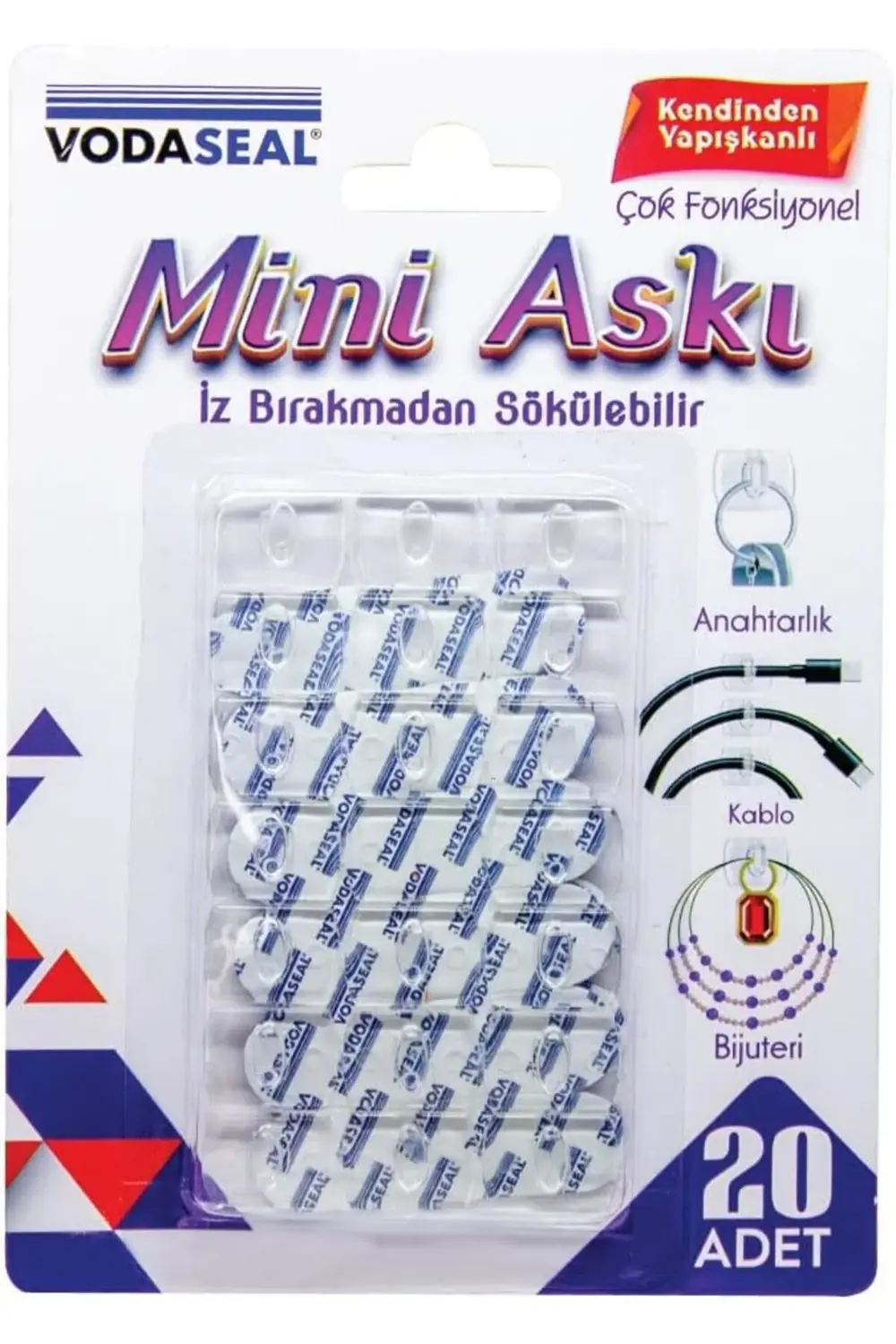 trendyvision Mini Şeffaf Askı 20 li Paket buyflicker 395519