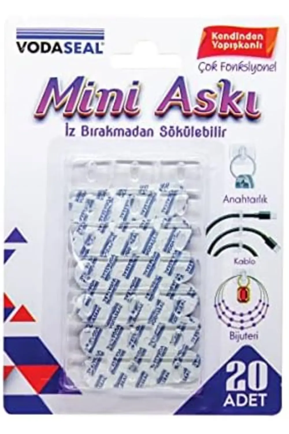 trendyvision Mini Şeffaf Askı 20 li Paket buyflicker 395519