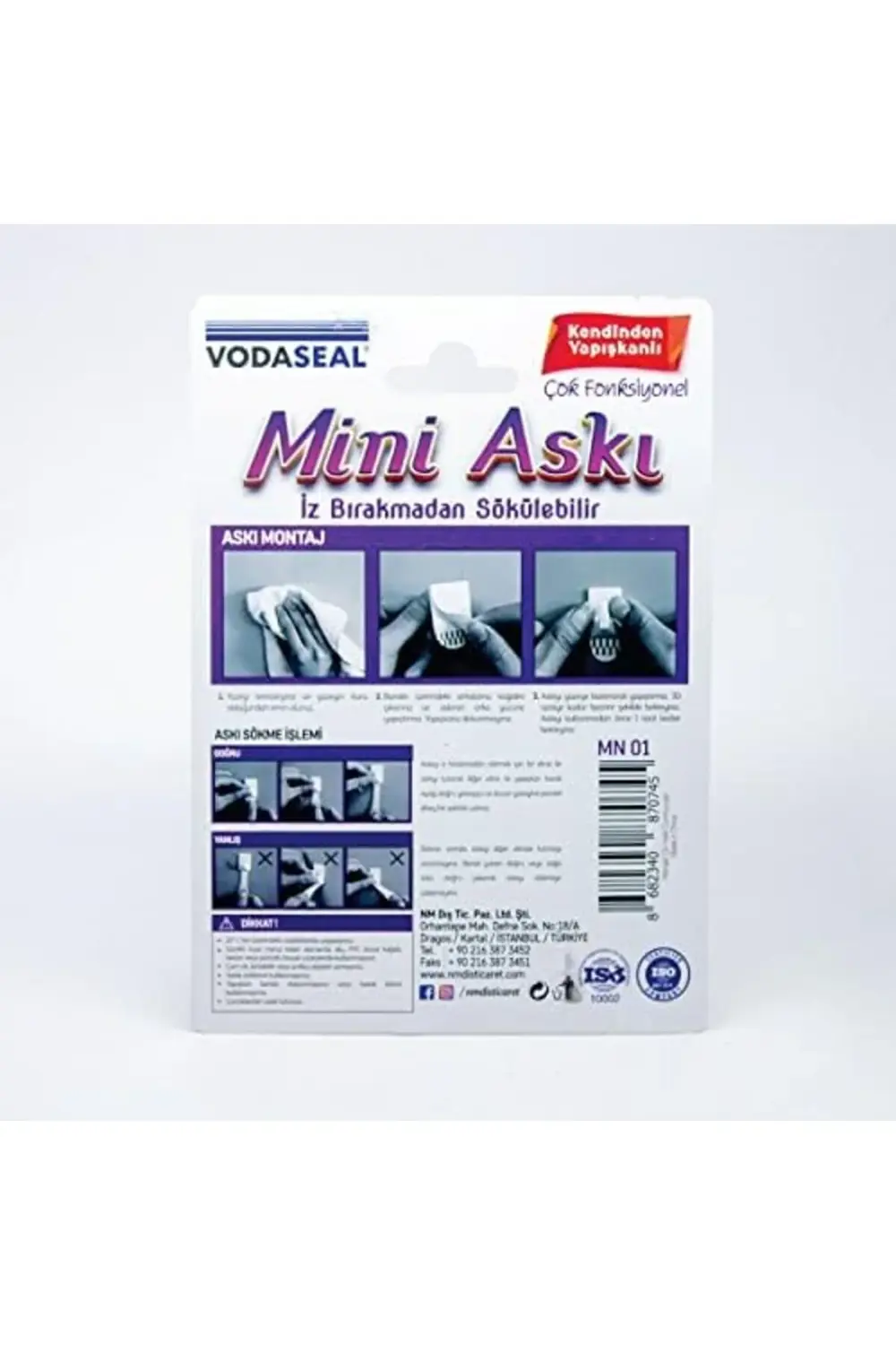 trendyvision Mini Şeffaf Askı 20 li Paket buyflicker 395519