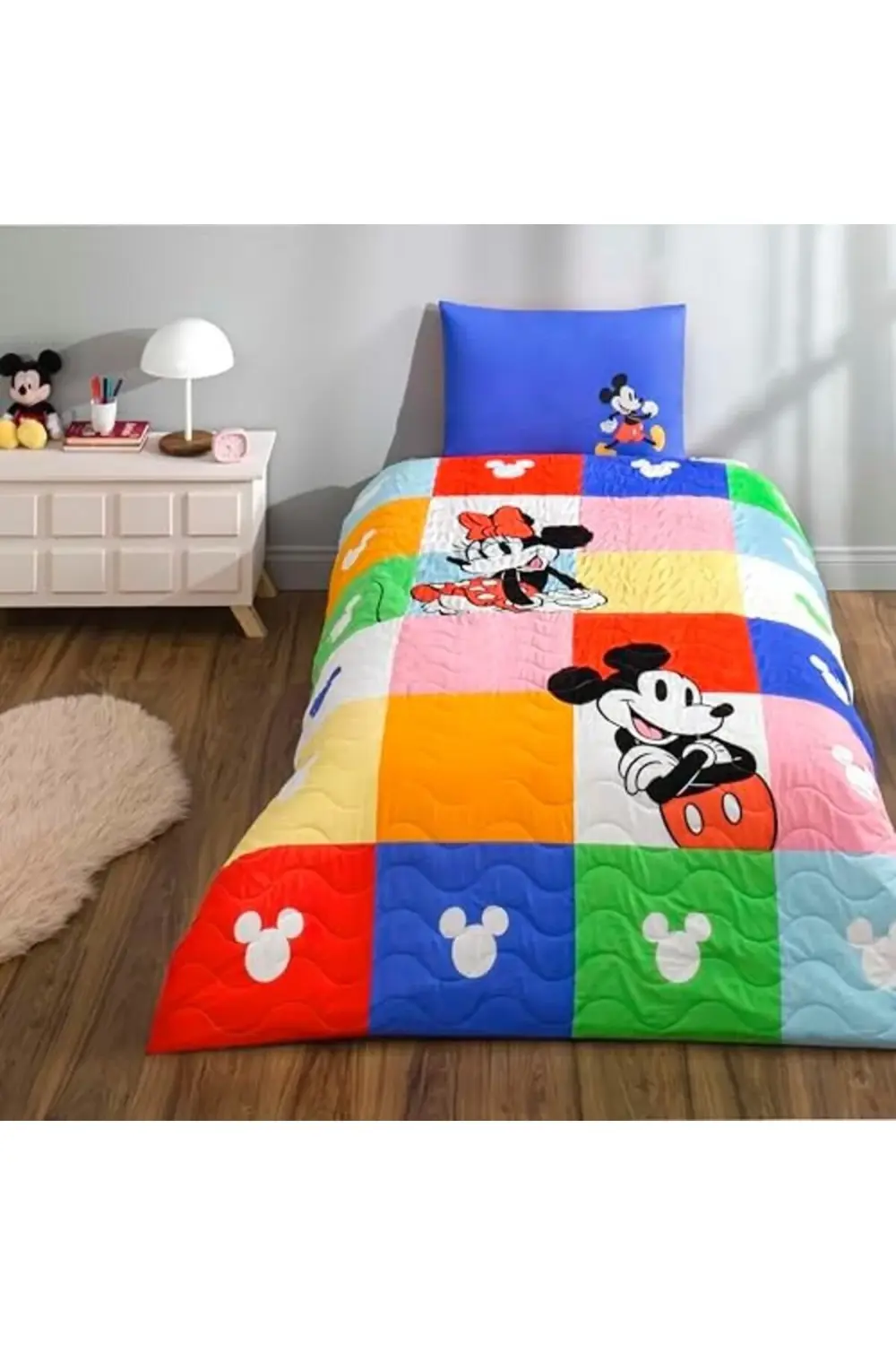 trendyvision Minnie & Standart Pamuk Nevresim Takımı, Çok Renkli,
