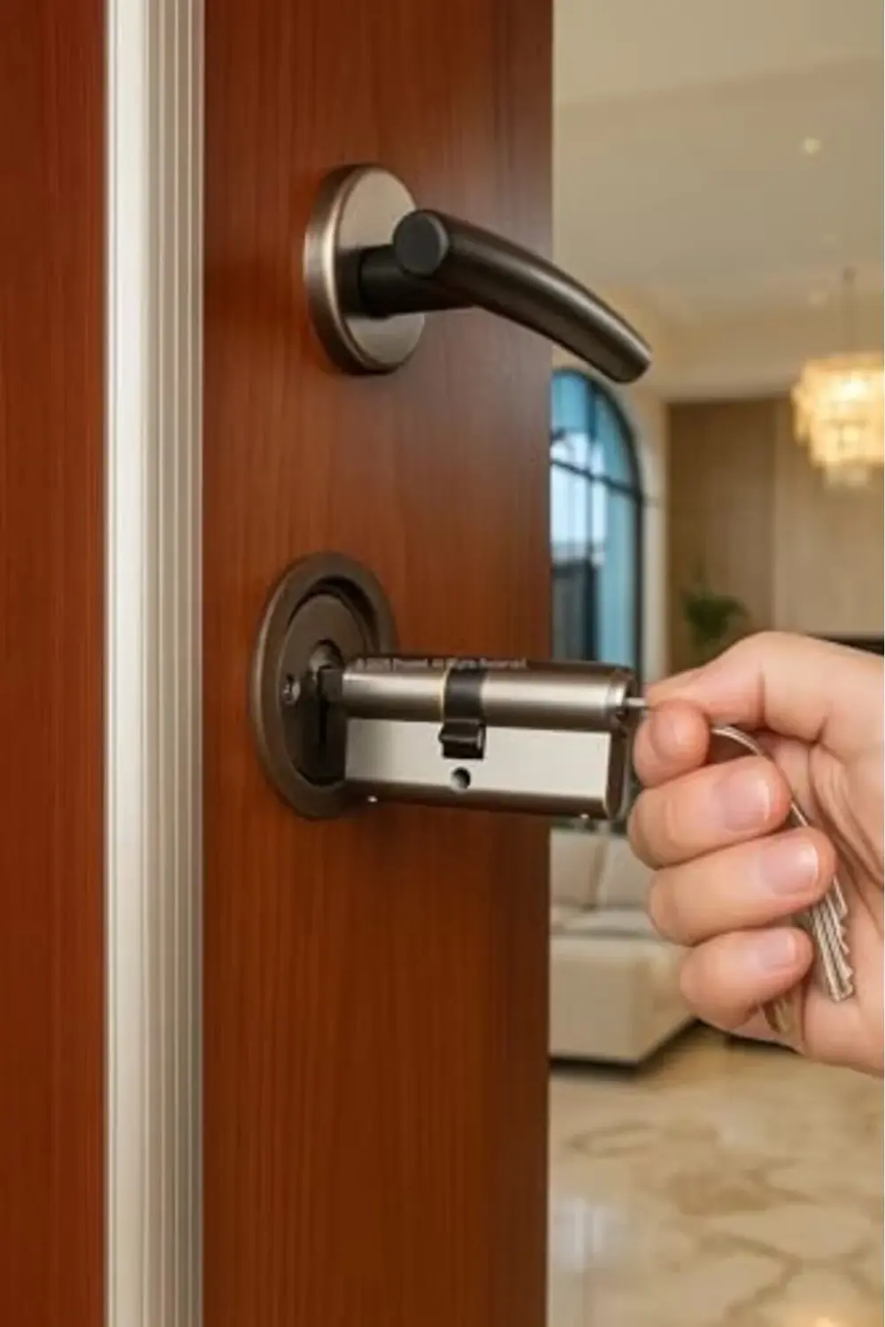 trendyvision MLS Barel Kilit, PVC, Pimapen, Kapı Kilit Göbeği, Ye